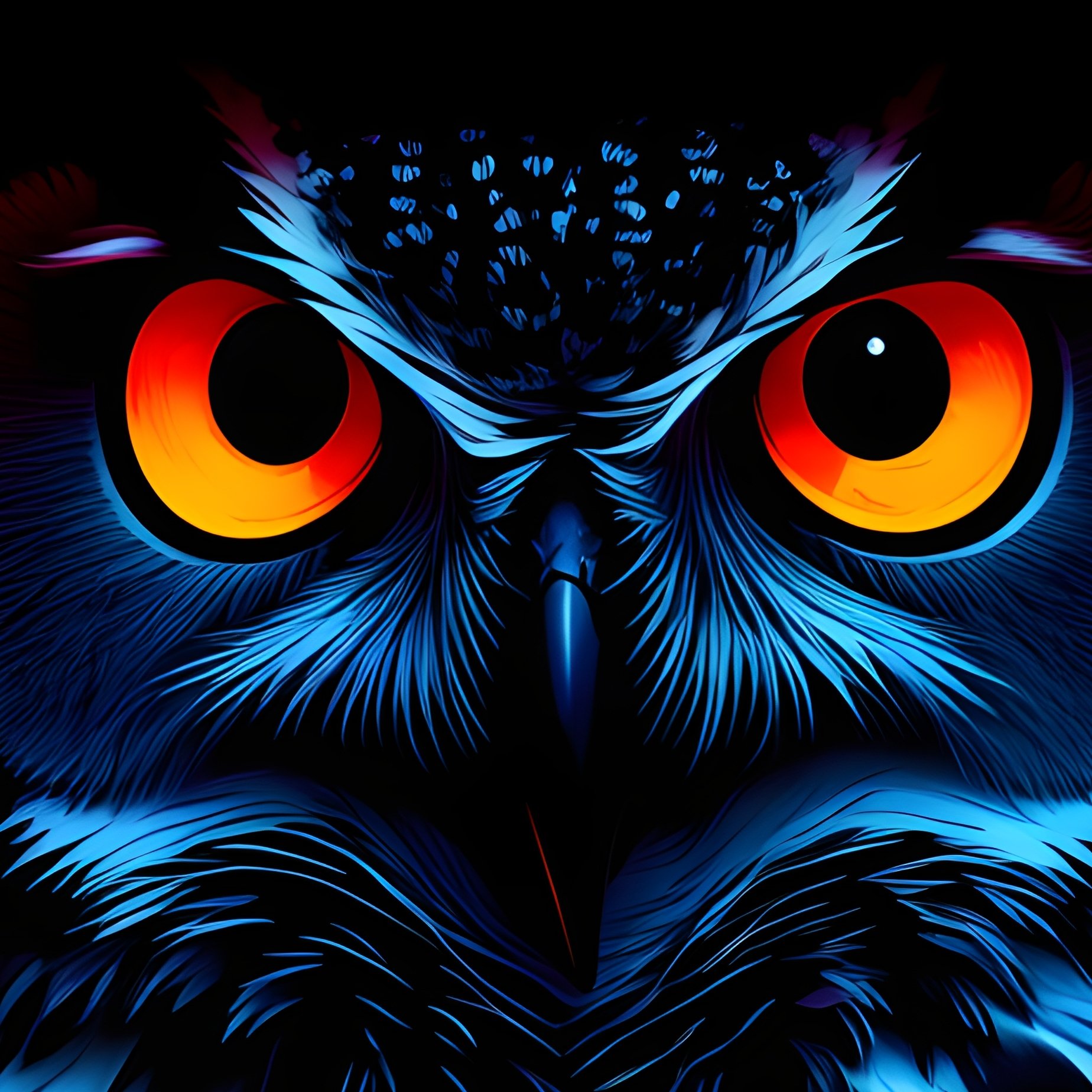 A Large Owl Wearing A Witchs Hat Owl Witch Hat - Full Resolution Quality Preview