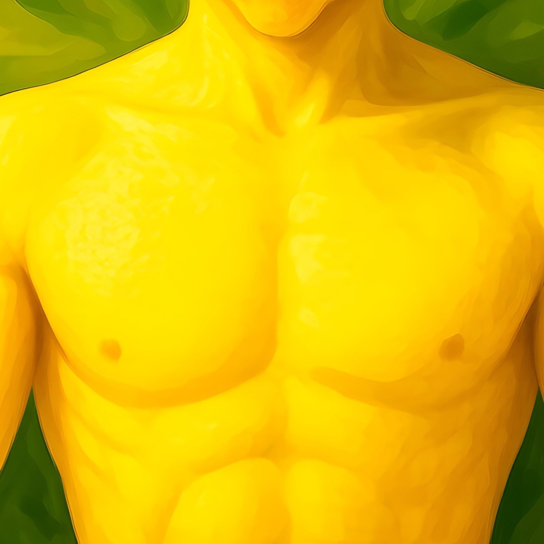 A Lemon Meditating On A Yoga Mat - Full Resolution Quality Preview