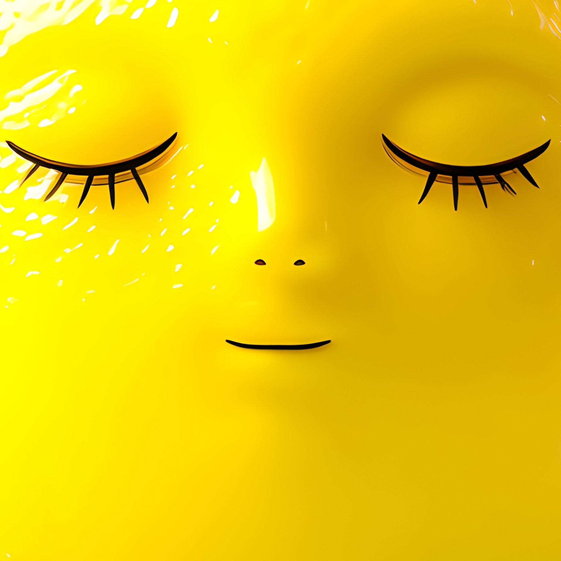 A Lemon Meditating On A Yoga Mat2 - Full Resolution Quality Preview