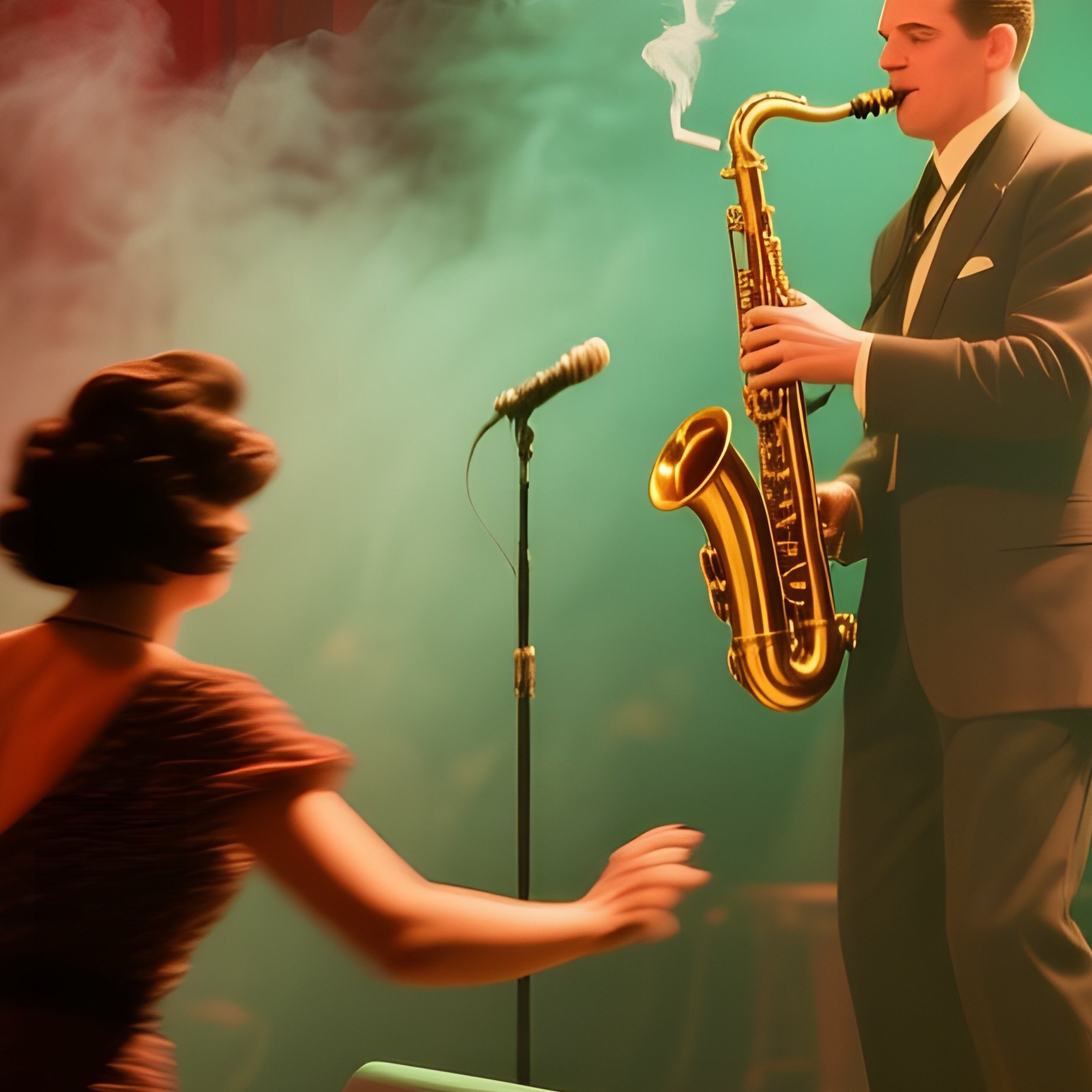 A Lively 1920S Harlem Jazz Club At Night - Full Resolution Quality Preview