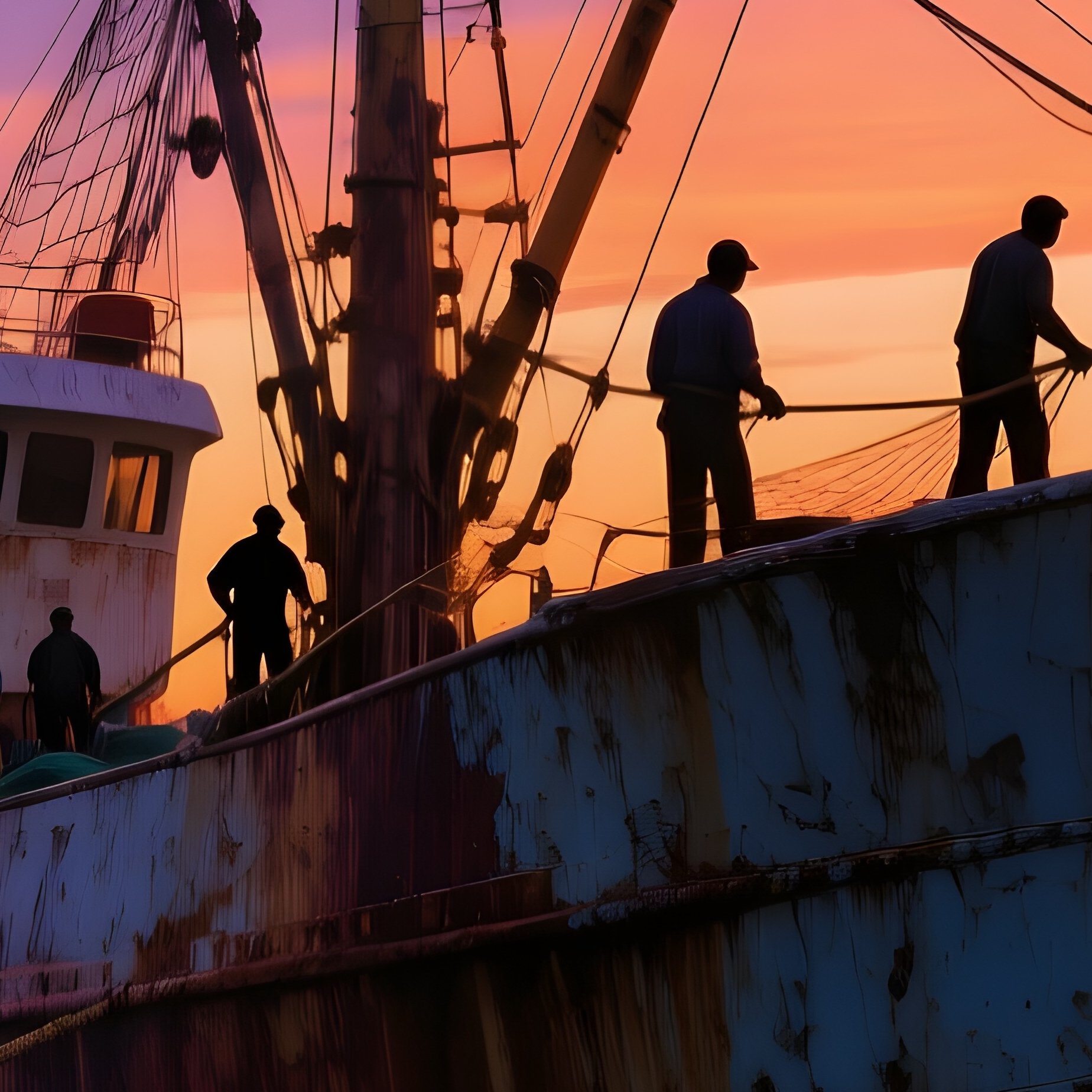 A Long Haul Fishing Boat Returning From Deepwater Grounds - Full Resolution Quality Preview