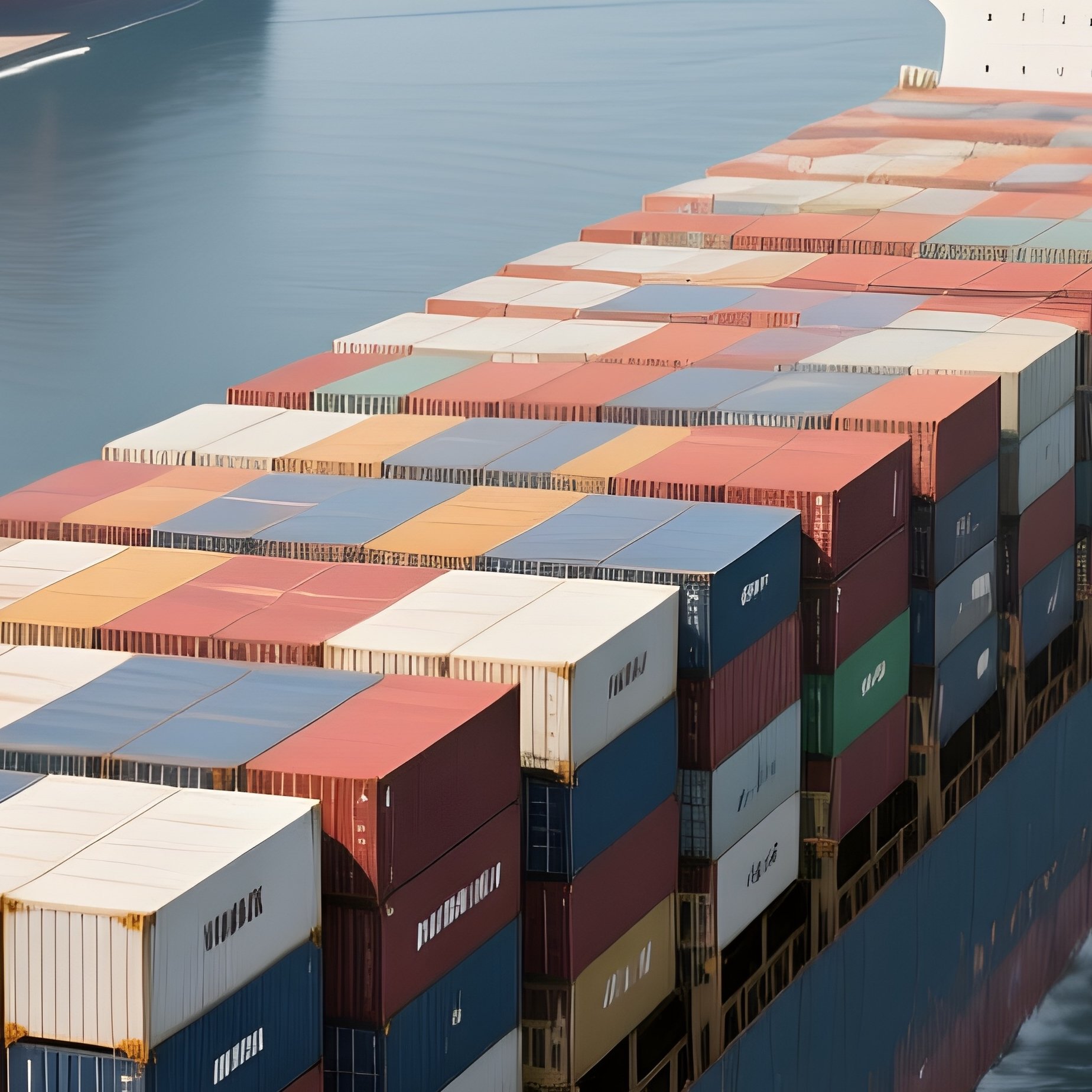 A Long Range Cargo Vessel Crossing Vast Trade Routes - Full Resolution Quality Preview