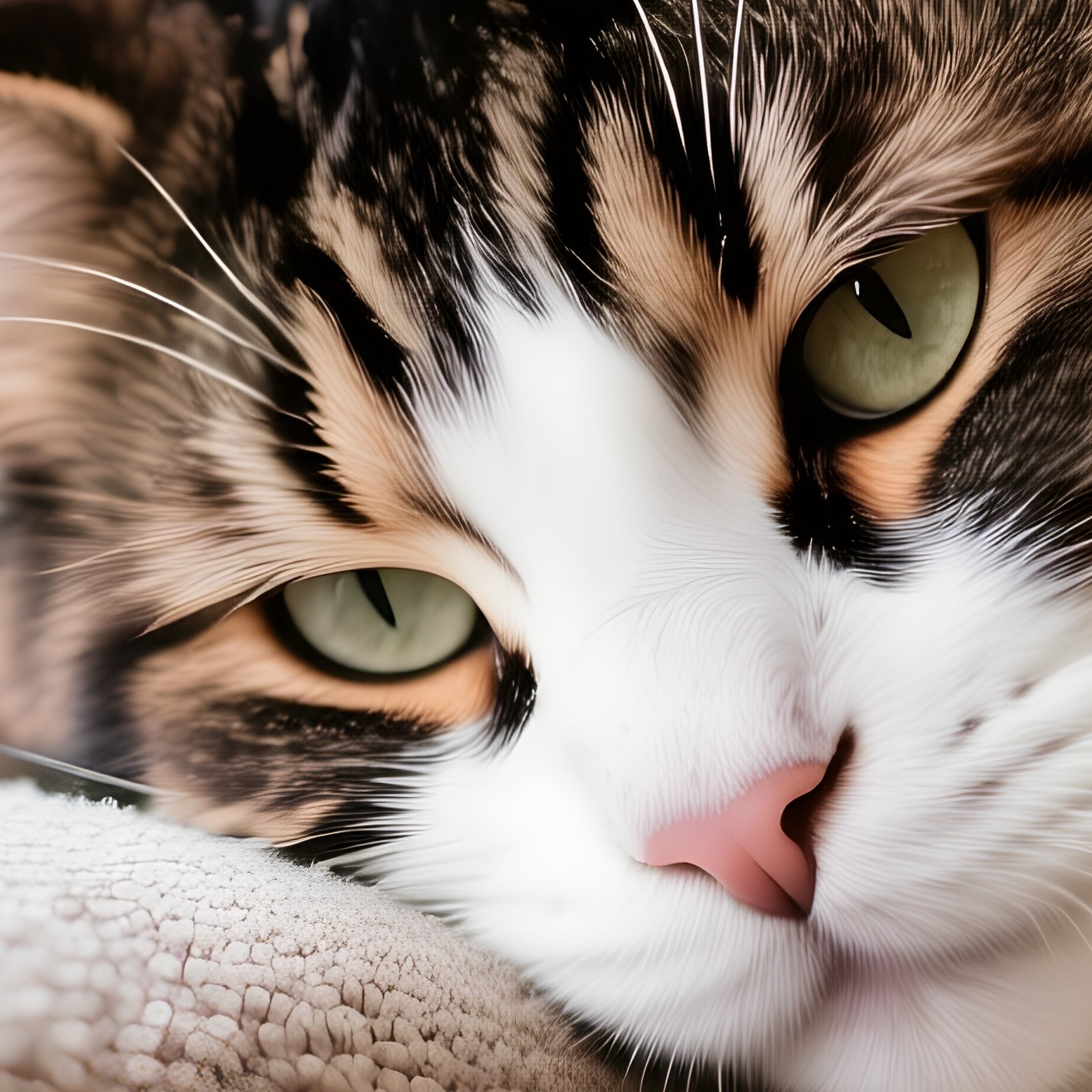 A Maine Coon Cat Rubbing Face On Furniture - Full Resolution Quality Preview