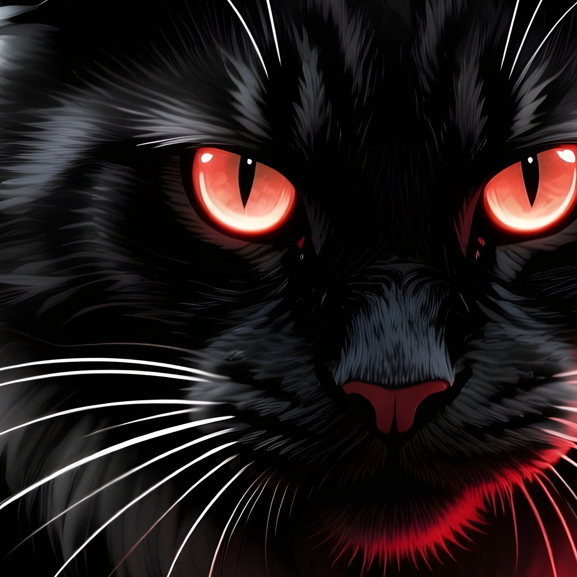 A Maine Coon In Hunting Mode Digital Art - Full Resolution Quality Preview