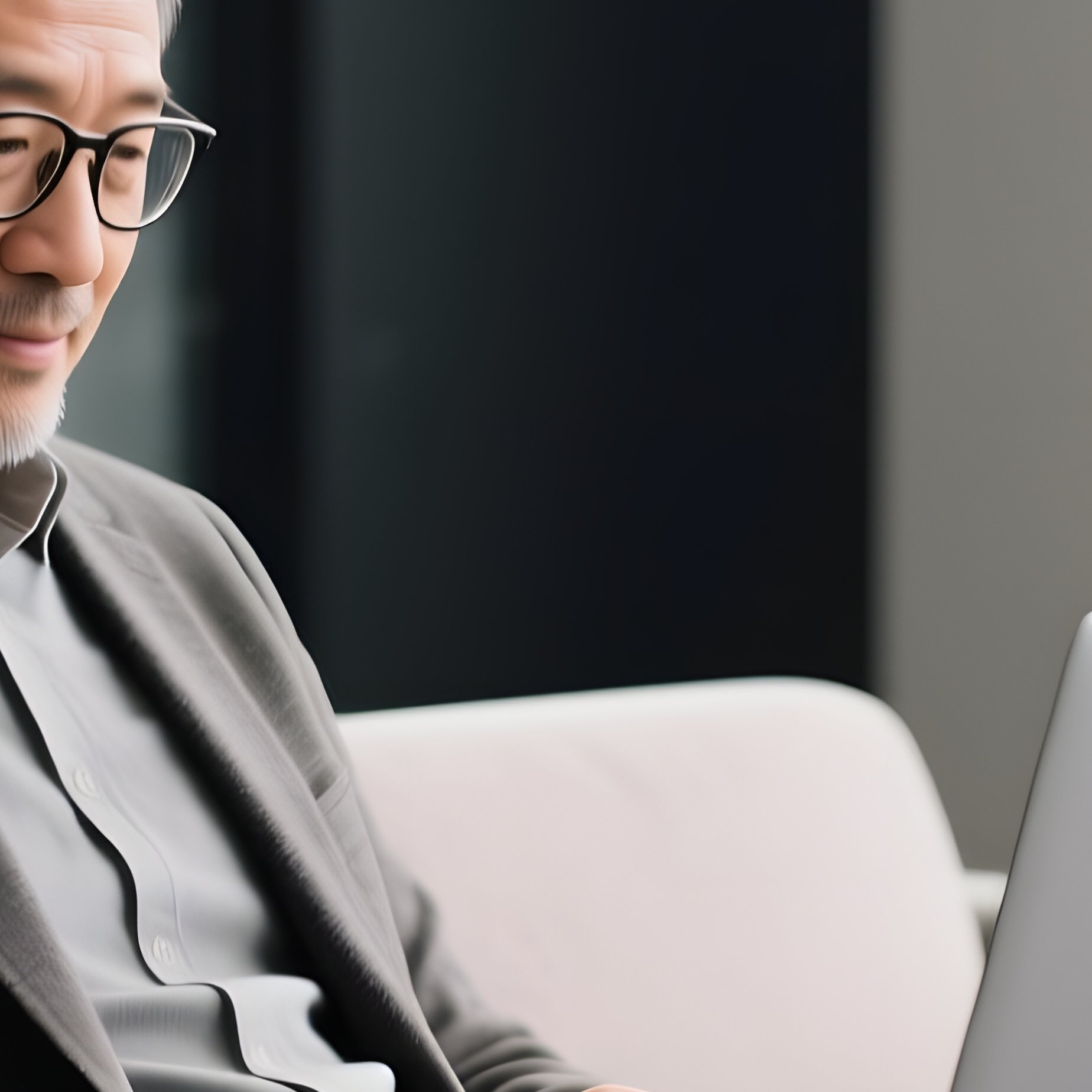A Man Using A Laptop Man Laptop - Full Resolution Quality Preview