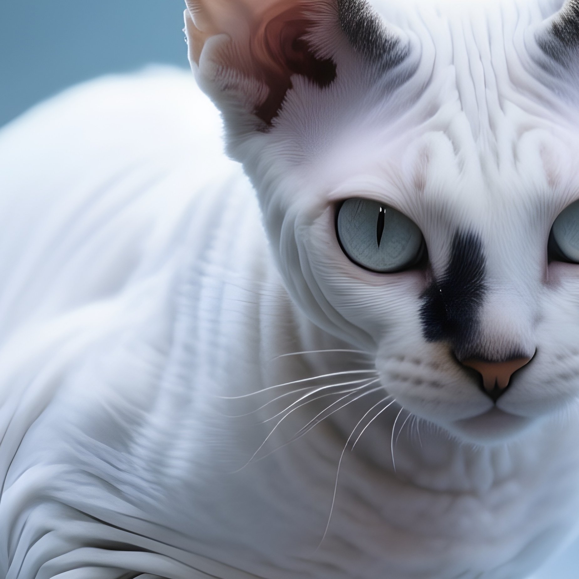 A Manx Cat Hunting Mode Mystical - Full Resolution Quality Preview