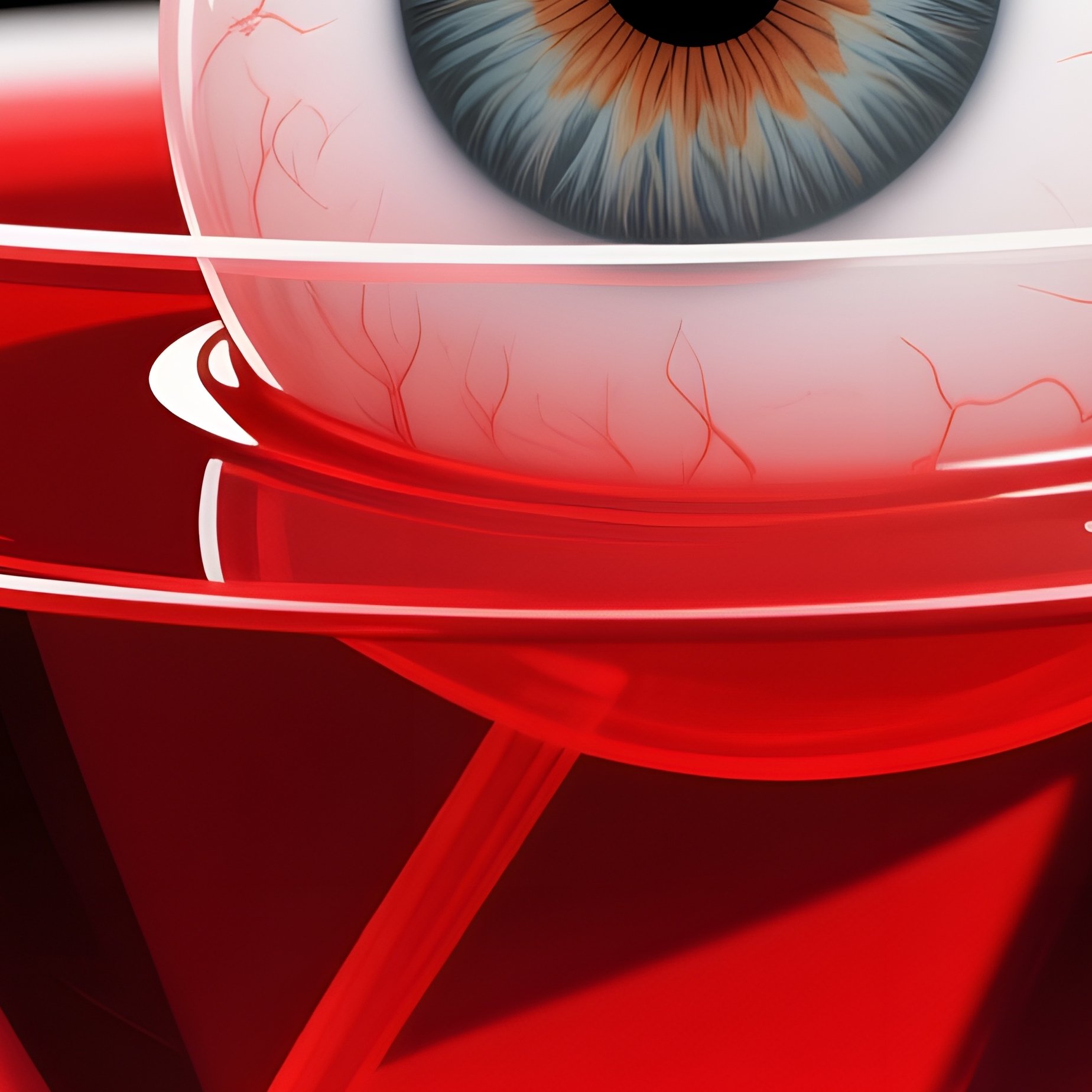 A Martini Glass With An Eyeball Surreal Martini - Full Resolution Quality Preview