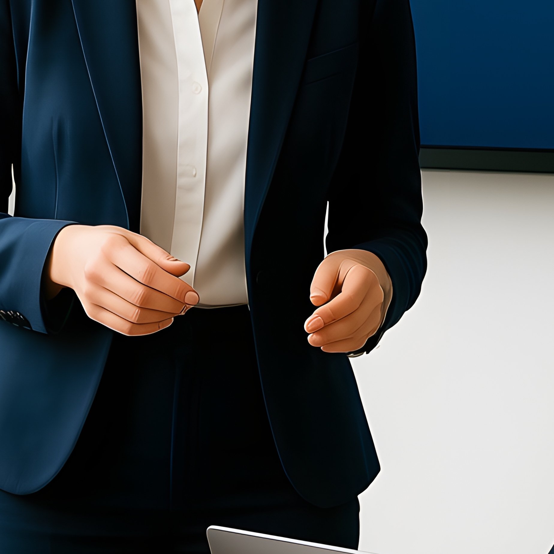 A Meeting Focused On Ai Technology In A Modern Office Setting Ai - Full Resolution Quality Preview