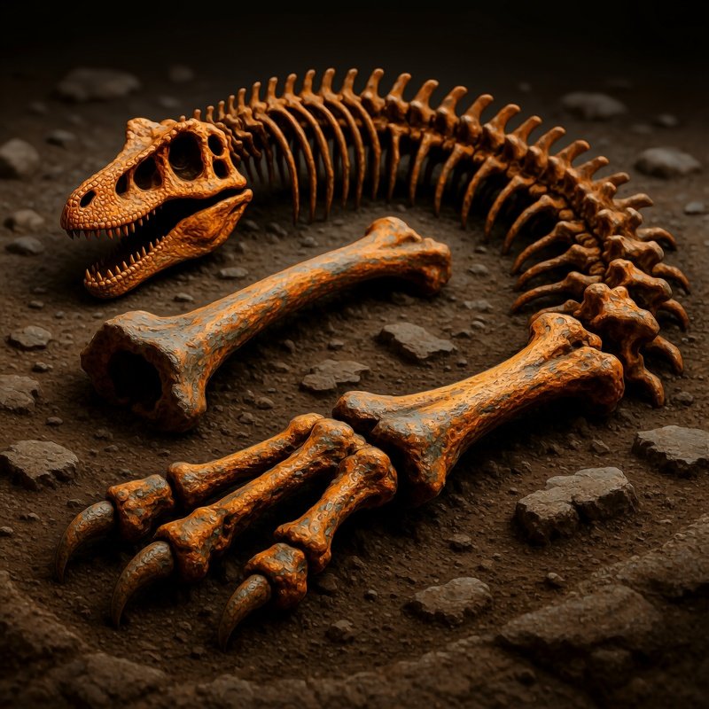 A Megalosaurus Fossil