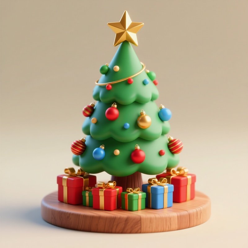 A Miniature Christmas Tree Decoration Christmas Holiday
