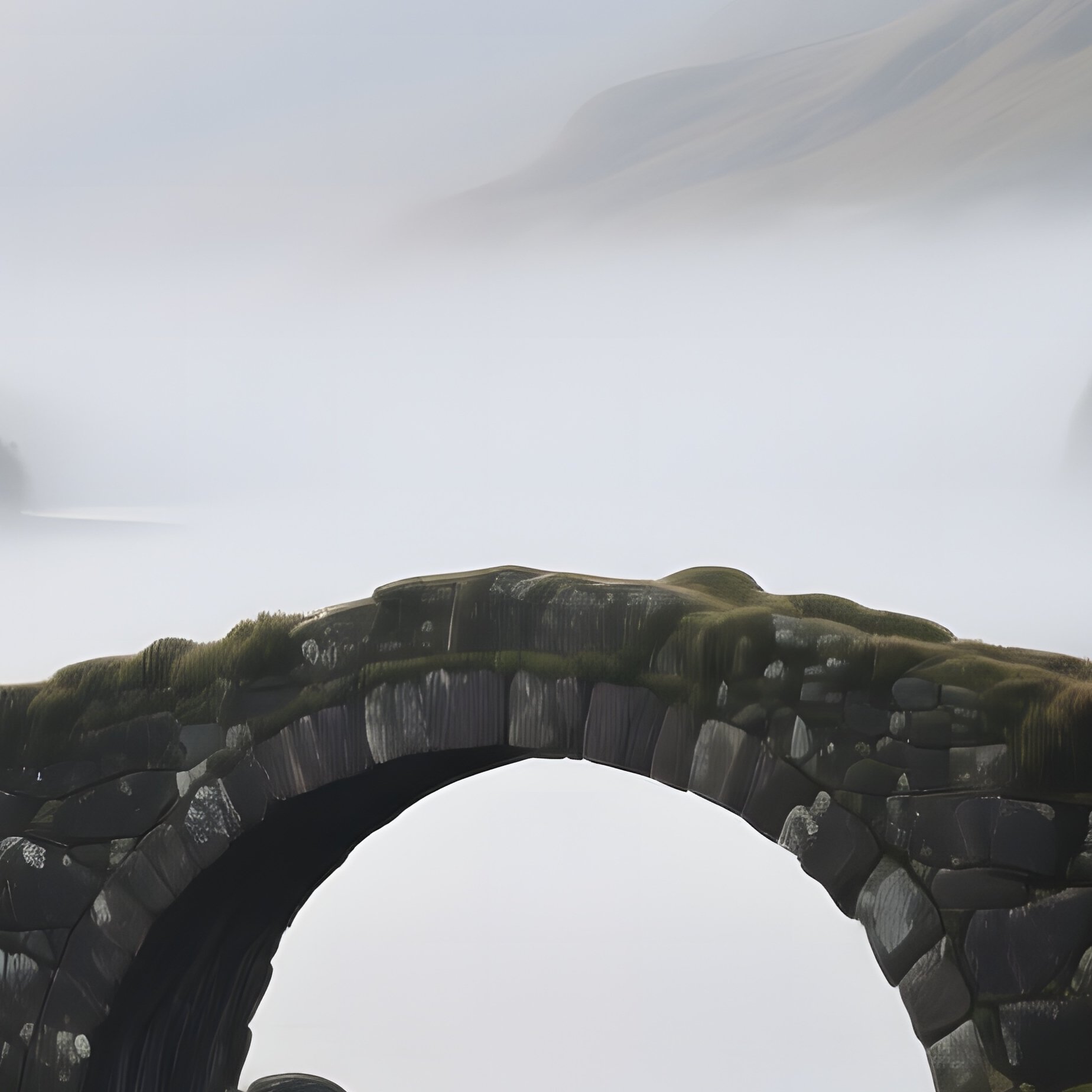A Misty Highland Loch Surrounded By Heather‑Covered Hills, Early Morning Fog Hovering Over Water, - Full Resolution Quality Preview