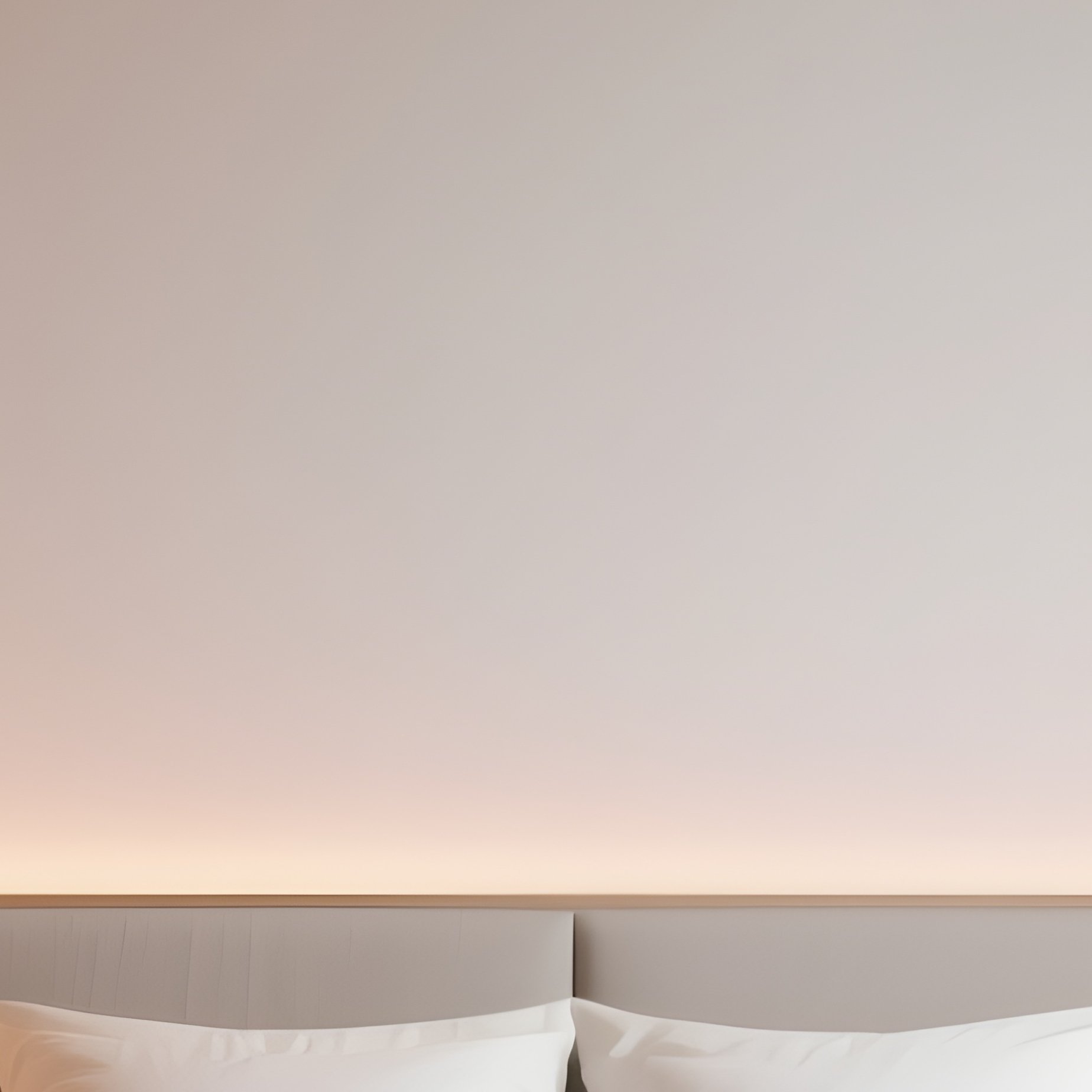 A Modern Bedroom With Clean Lines And Warm Lighting - Full Resolution Quality Preview