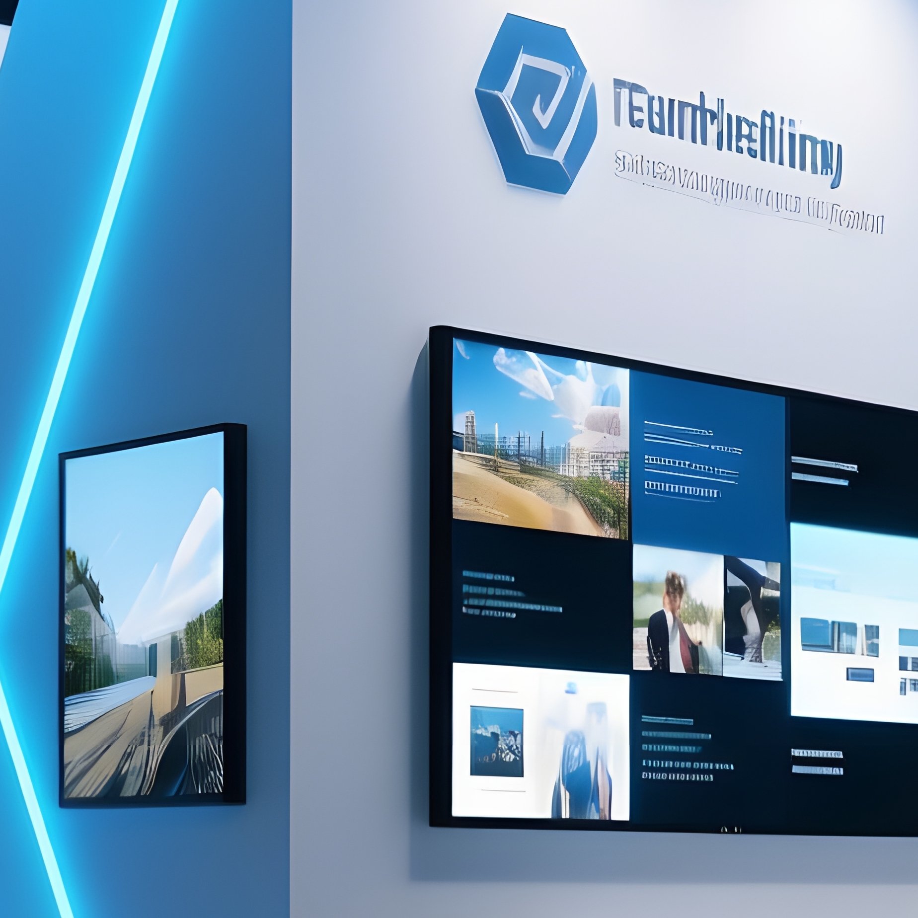 A Modern Exhibition Booth Or Display Area Exhibition Booth - Full Resolution Quality Preview