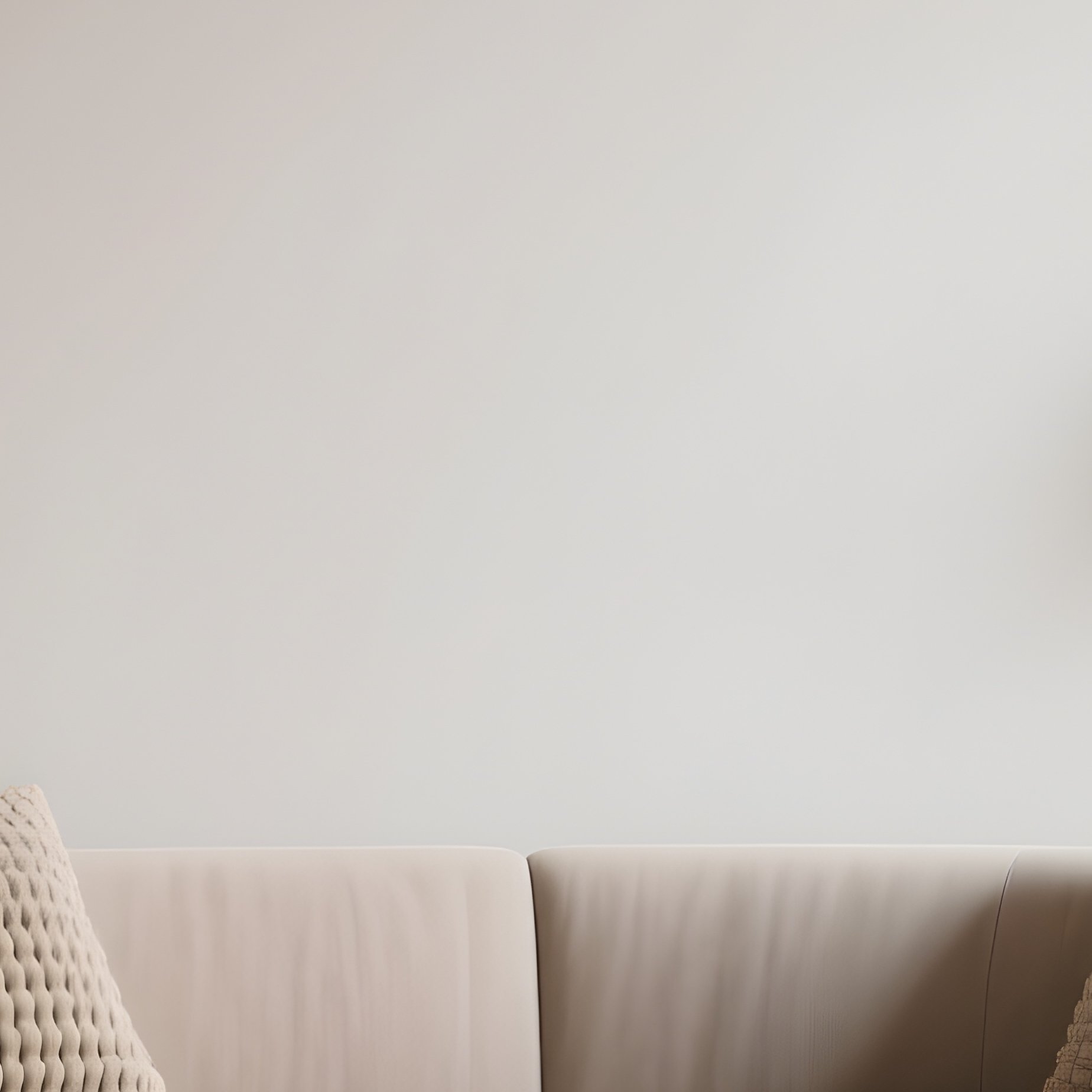 A Modern Sitting Room With A Curved Sofa, Textured Cushions, And A Statement Rug Anchoring The Space - Full Resolution Quality Preview