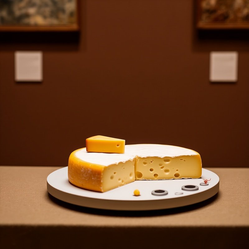 A Mouse Dj With A Cheese Turntable Scene