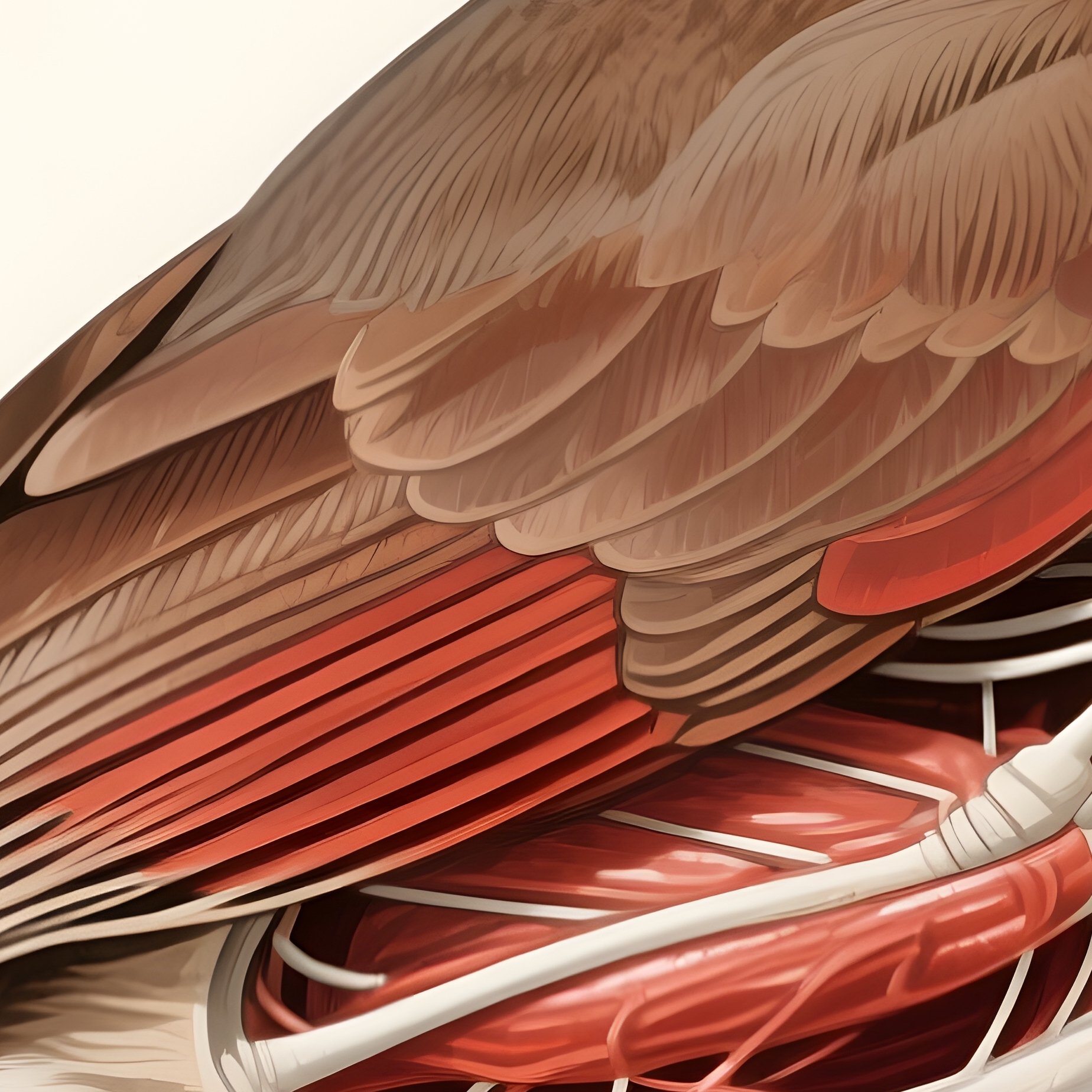 A Northern Cardinal In A Scientific Illustration - Full Resolution Quality Preview