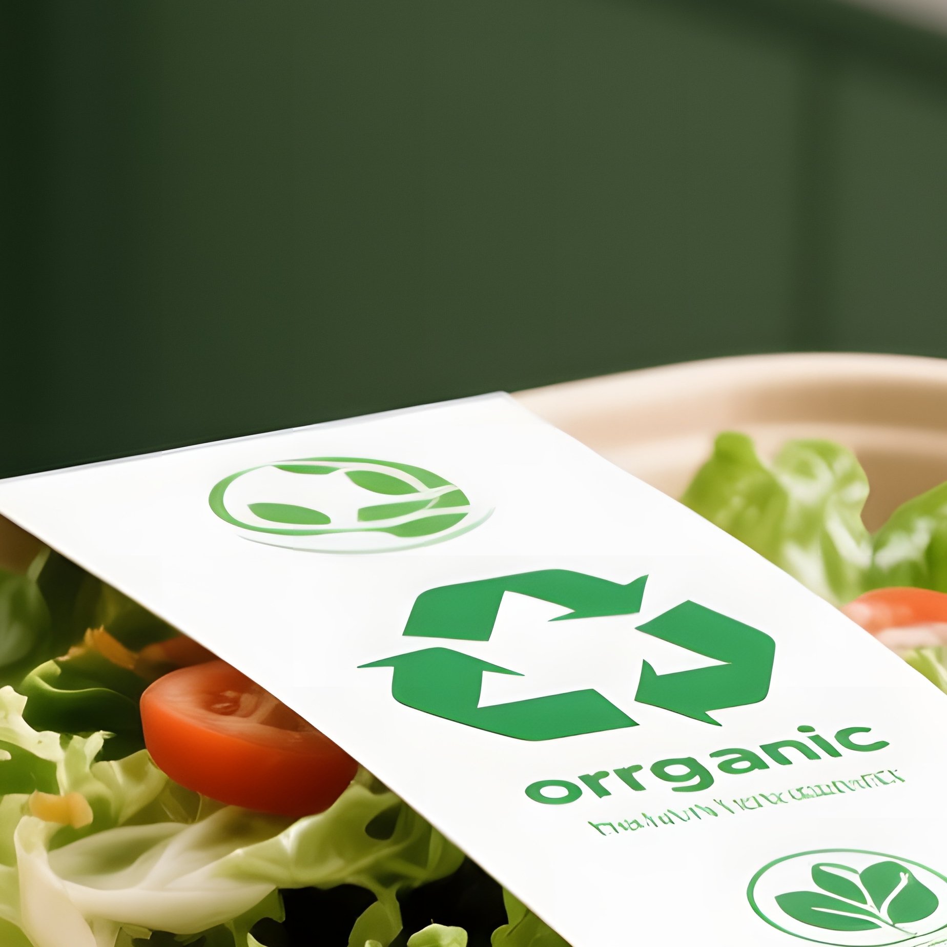 A Organic Food Packaging With Biodegradable Material - Full Resolution Quality Preview