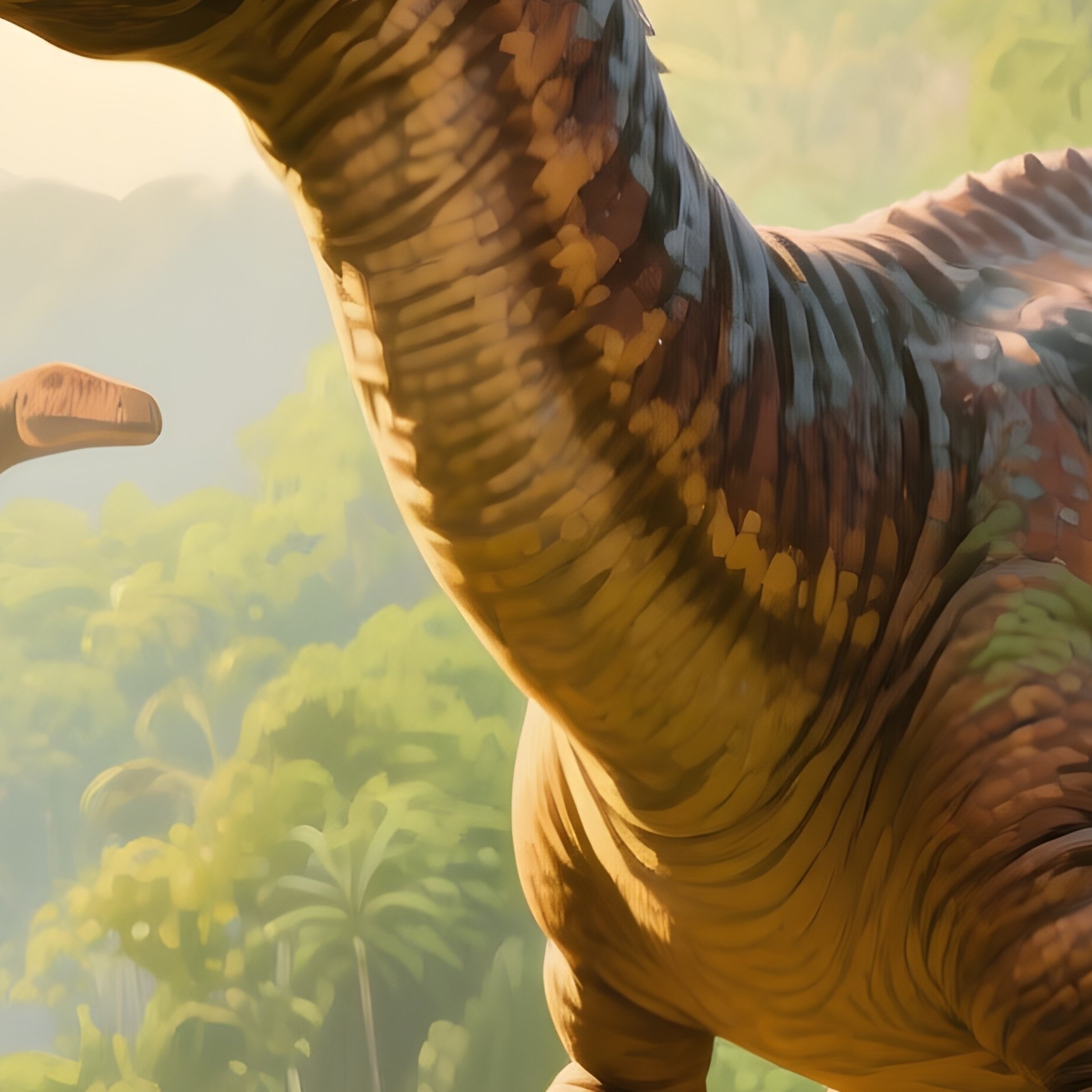 A Painting Of Tuojiangosaurus - Full Resolution Quality Preview