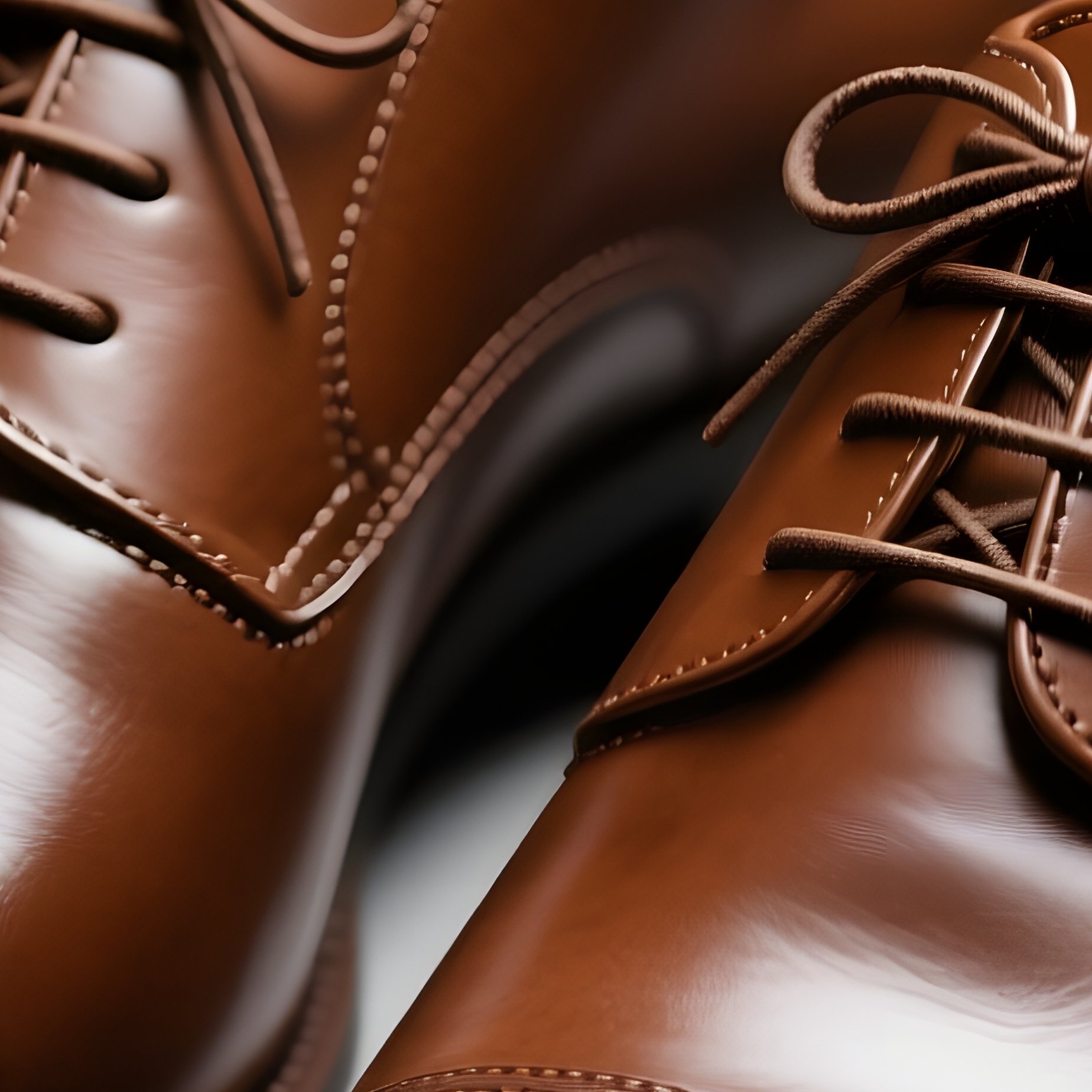 A Pair Of Brown Leather Shoes Brown Shoes Leather - Full Resolution Quality Preview