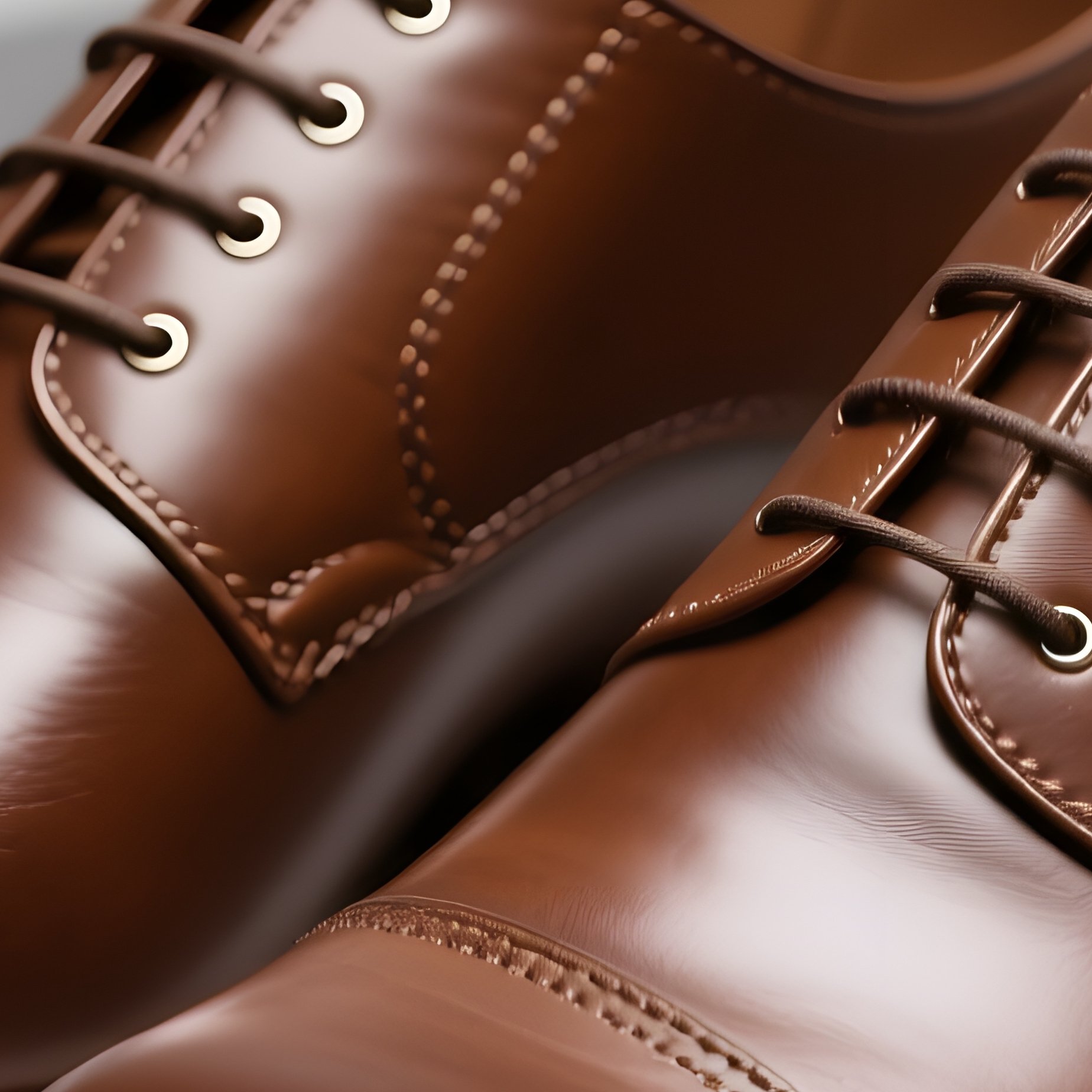 A Pair Of Brown Leather Shoes Brown Shoes Leather - Full Resolution Quality Preview