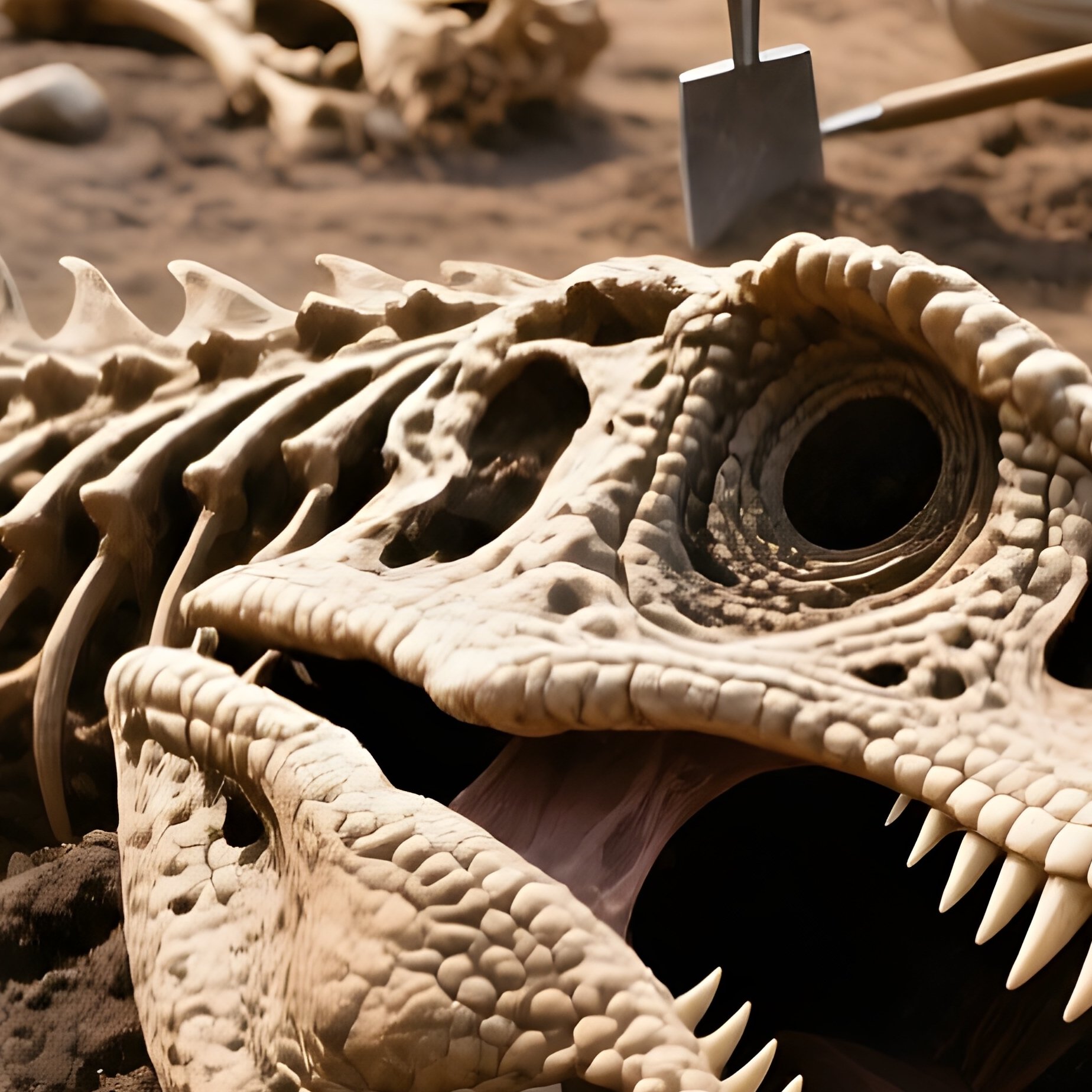 A Paleontological Discovery Of Compsognathus - Full Resolution Quality Preview