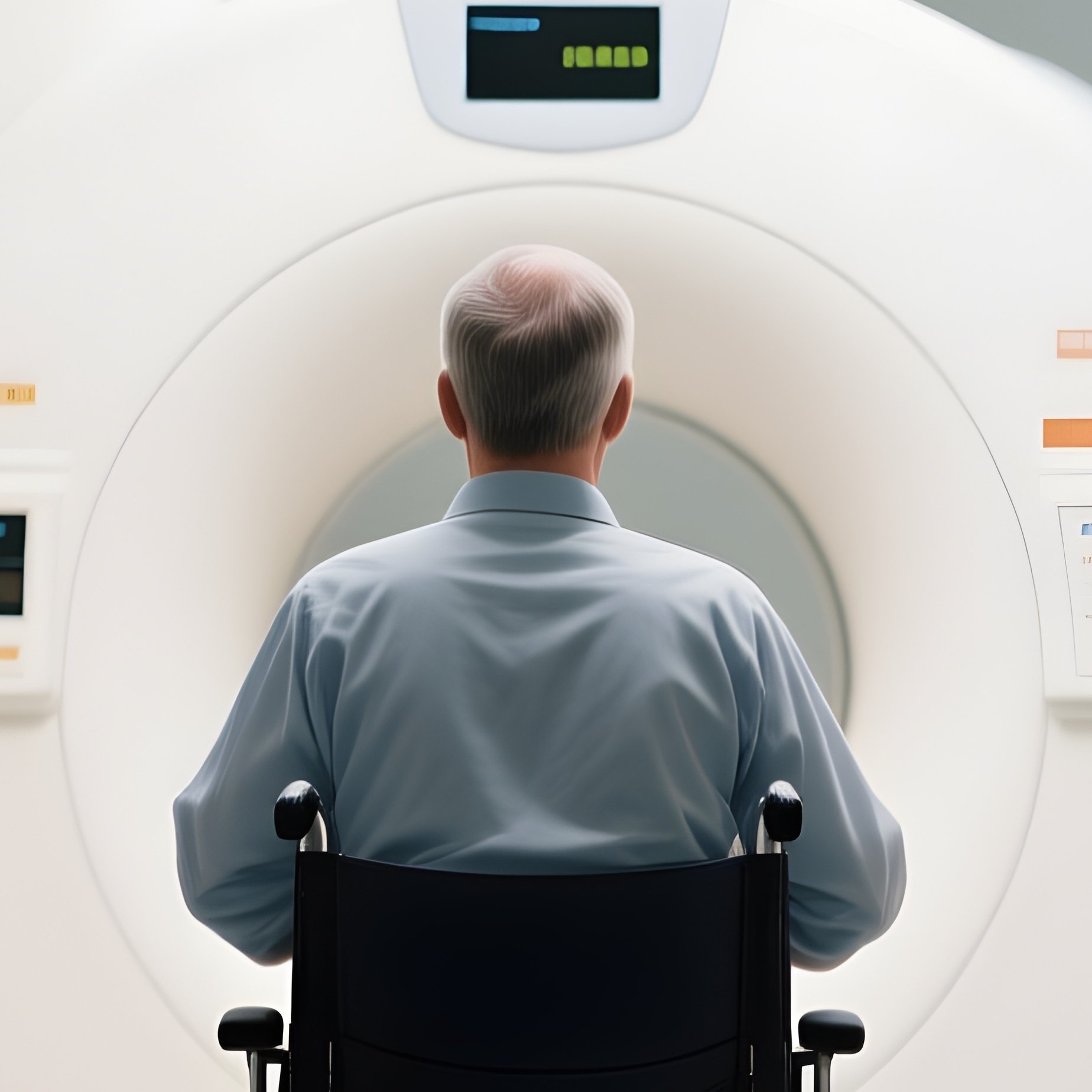 A Patient Being Wheeled Into A Diagnostic Imaging Hallway - Full Resolution Quality Preview