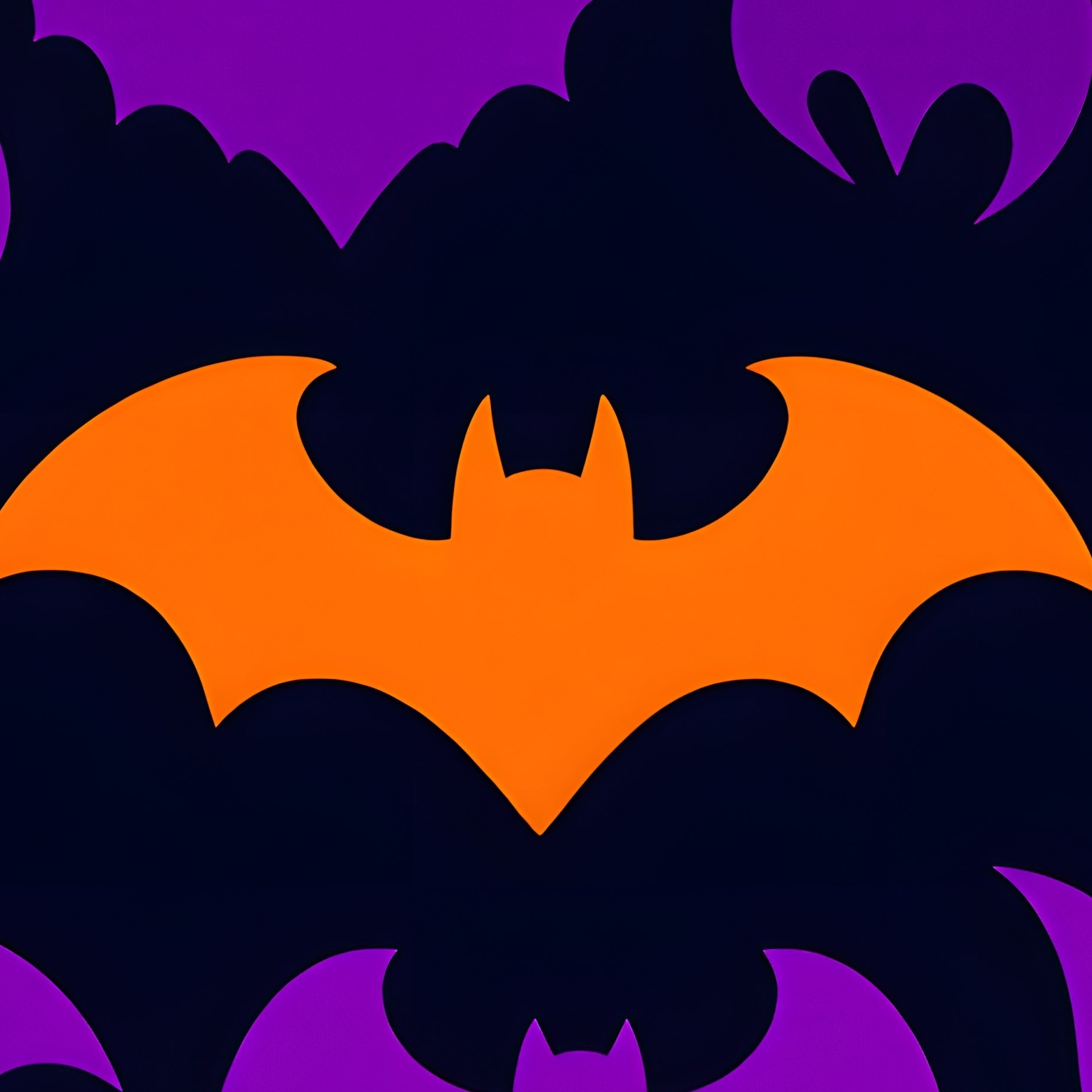 A Pattern Of Colorful Bats Bats Pattern - Full Resolution Quality Preview