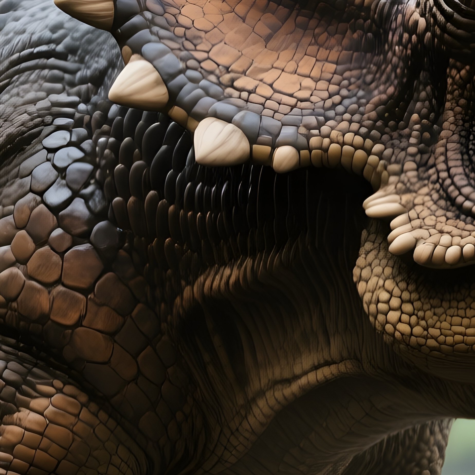 A Pentaceratops Dinosaur In Muddy Swamp - Full Resolution Quality Preview