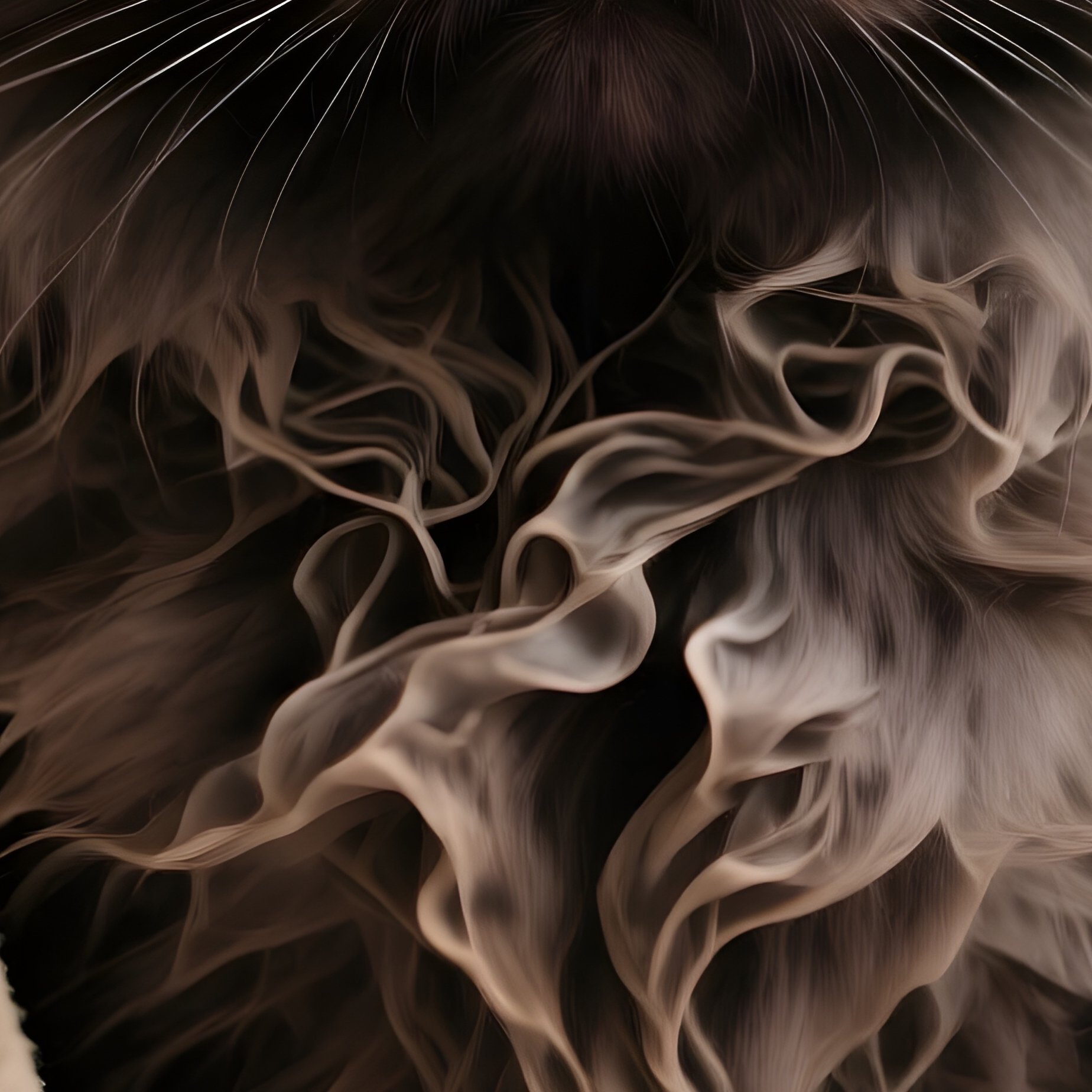 A Persian Cat After A Bath Wrapped In A Towel - Full Resolution Quality Preview