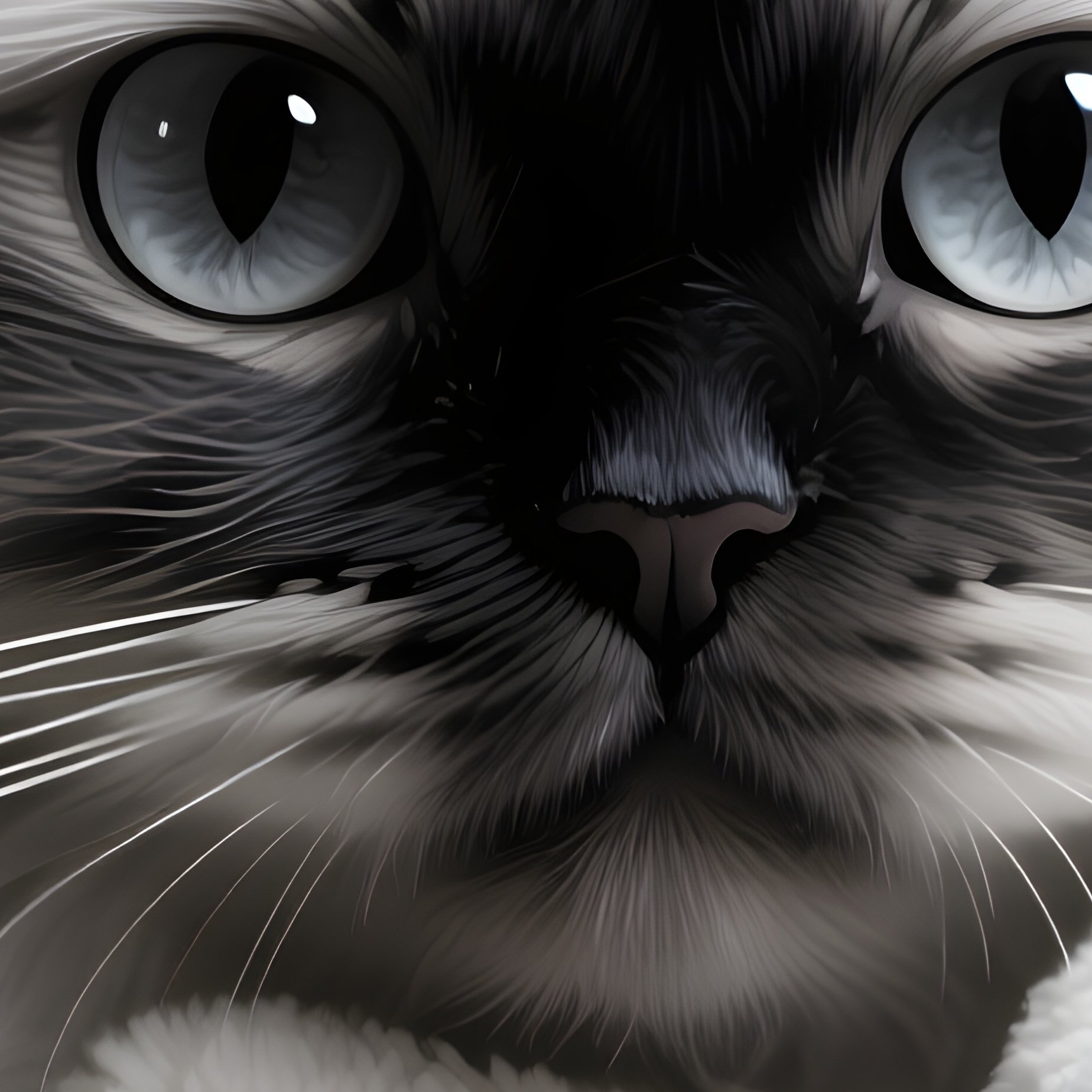 A Persian Cat Head On Stuffed Animal - Full Resolution Quality Preview