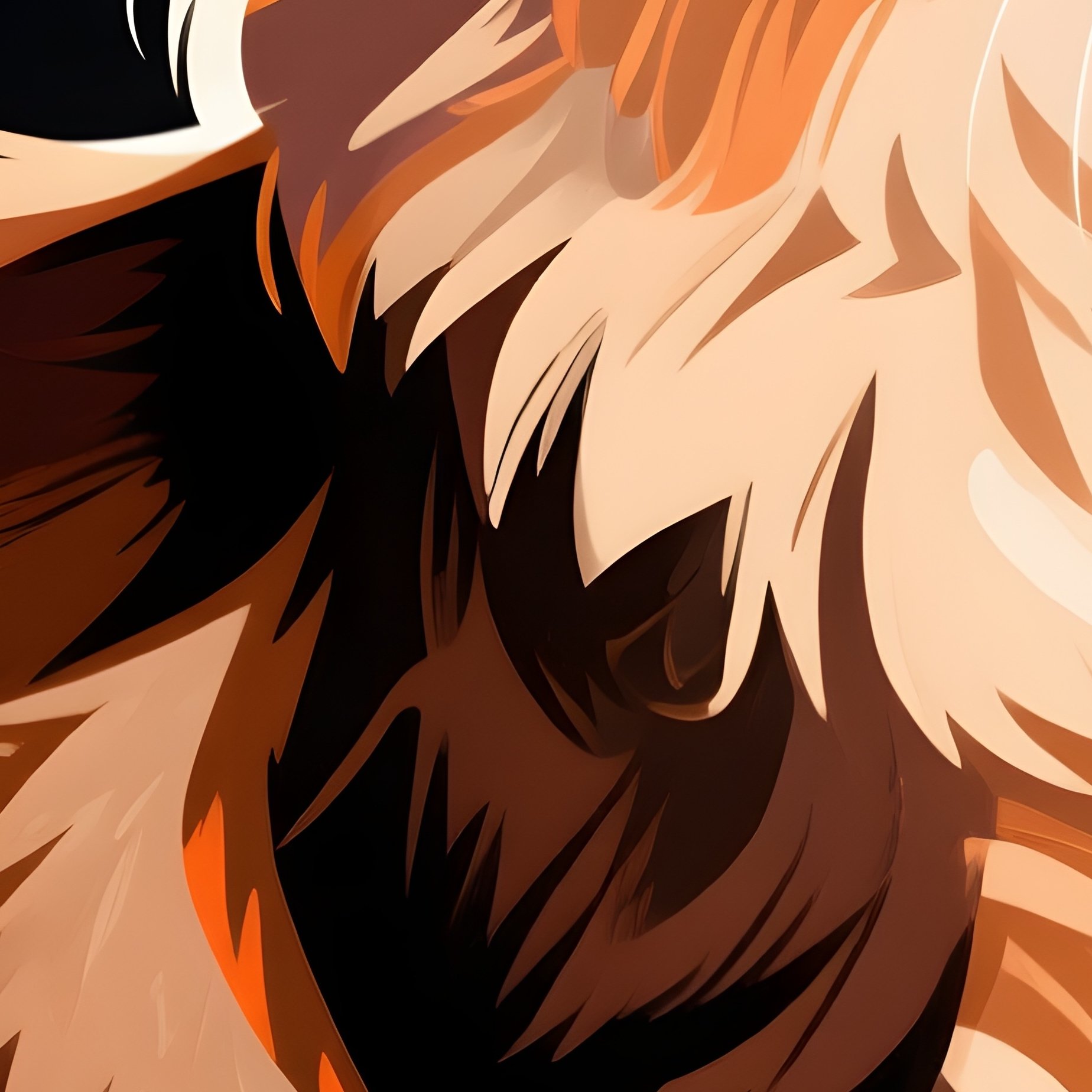 A Persian Cat Sitting With Tilted Head Artwork - Full Resolution Quality Preview