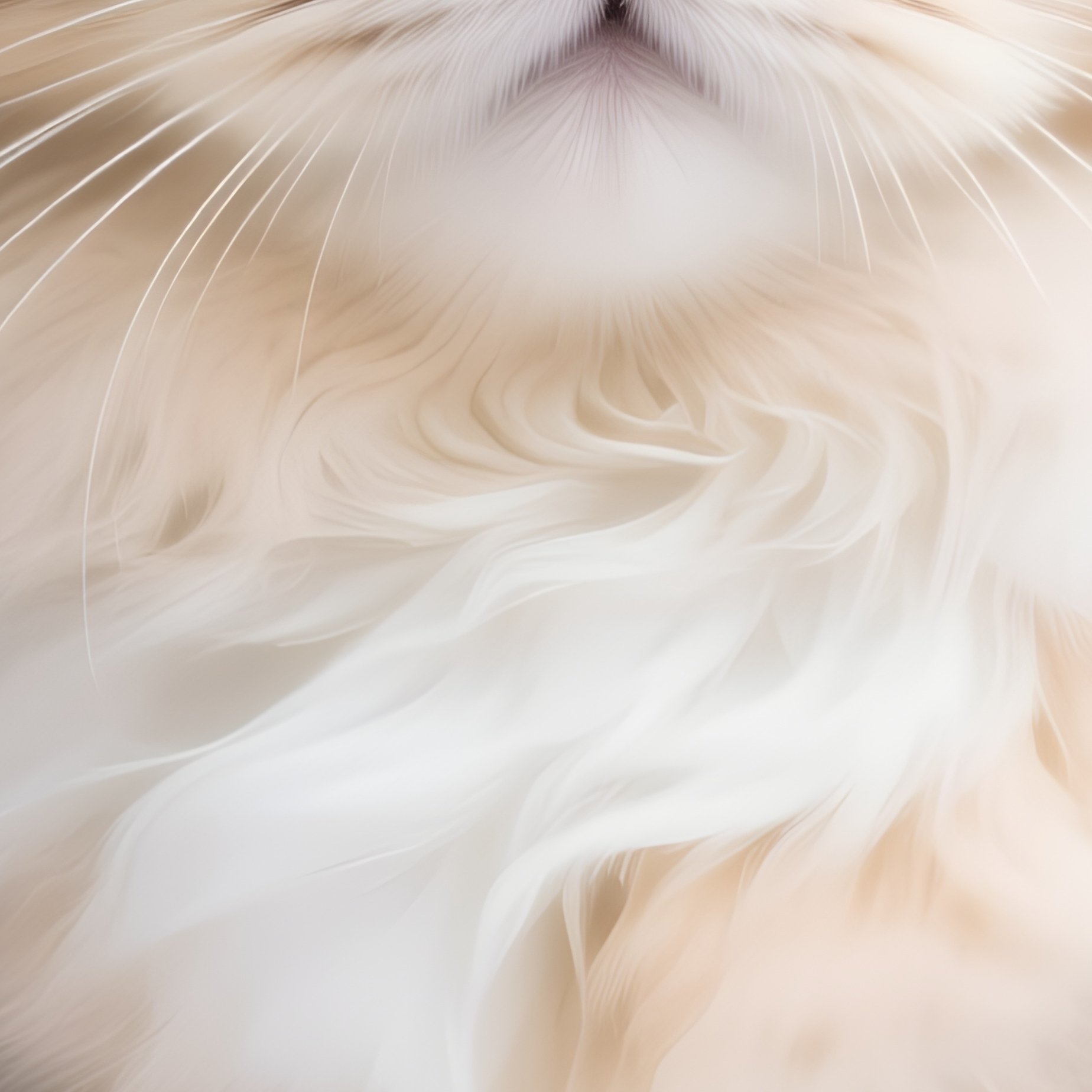 A Persian Cat Sitting With Wide Curious Eyes - Full Resolution Quality Preview