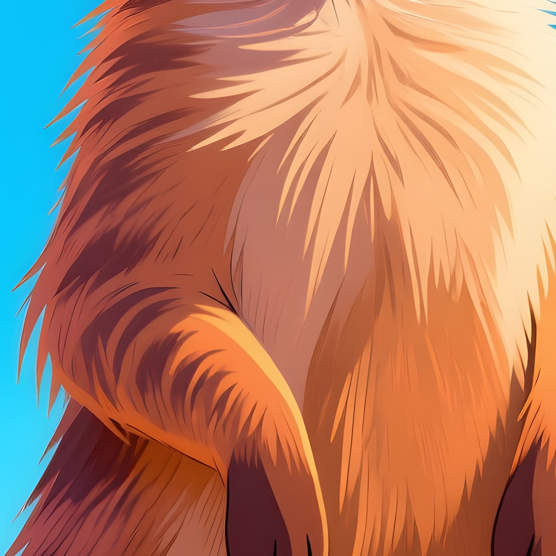 A Persian Cat Standing On Hind Legs Like A Meerkat - Full Resolution Quality Preview