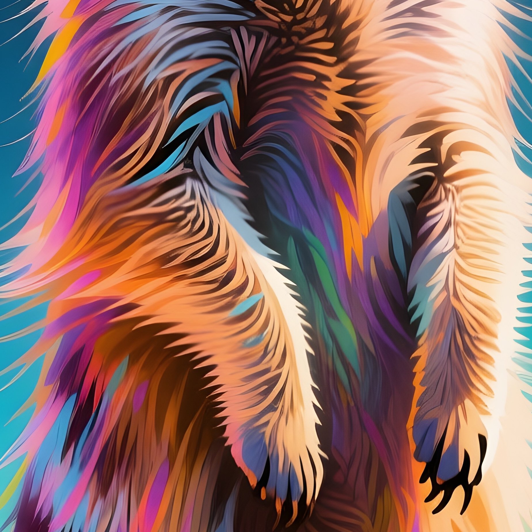 A Persian Cat Standing On Hind Legs Like A Meerkat - Full Resolution Quality Preview