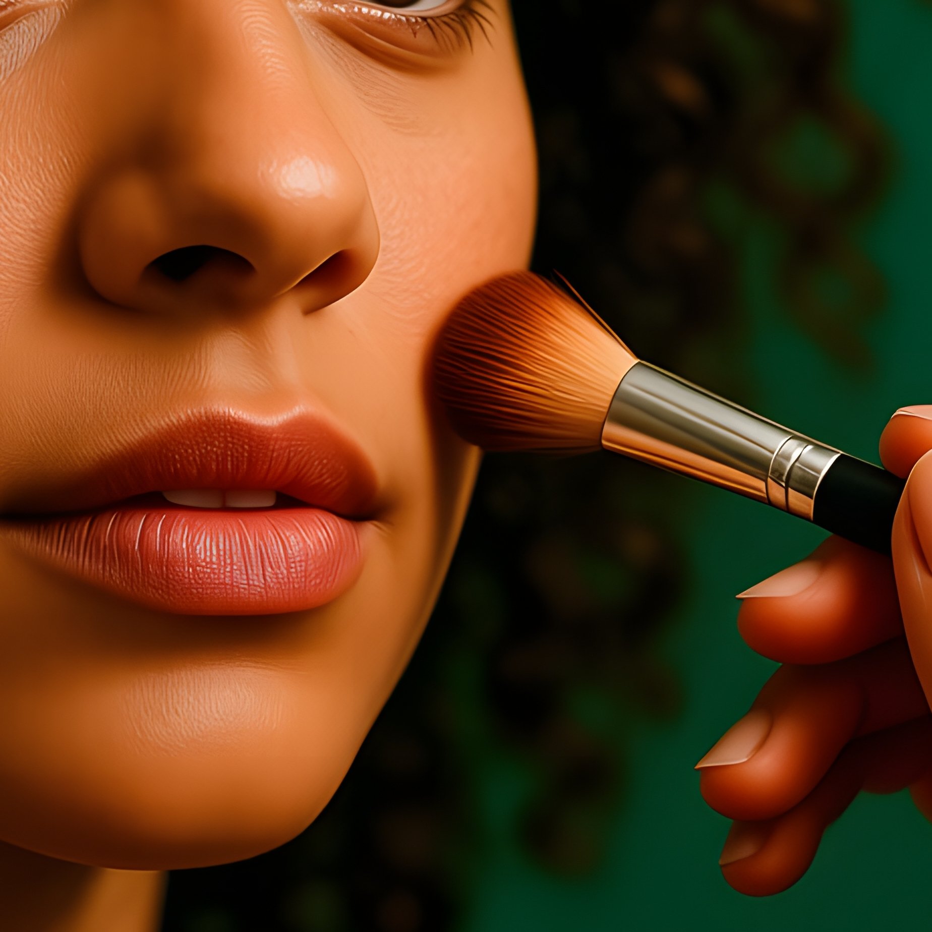 A Person Applying Makeup To Another Individual Makeup Beauty - Full Resolution Quality Preview