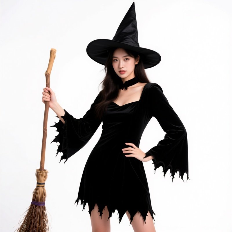 A Person Dressed As A Witch Witch Costume