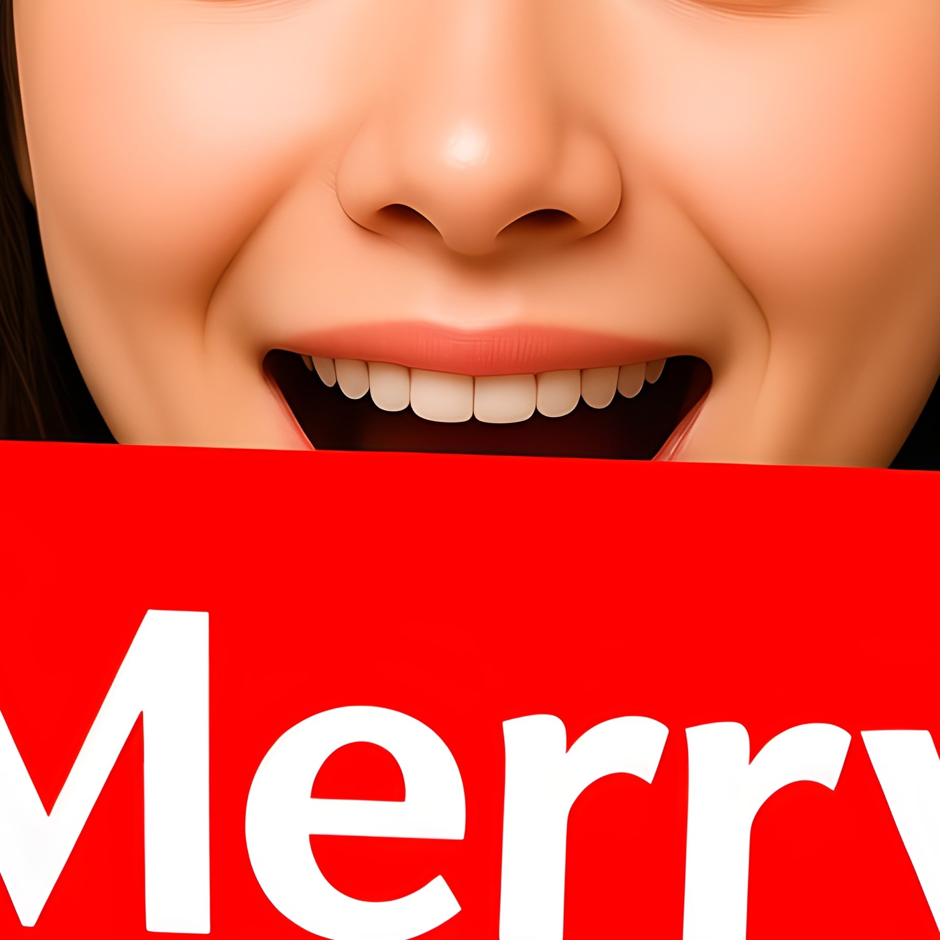 A Person Holding A Merry Christmas Sign Christmas Holiday - Full Resolution Quality Preview