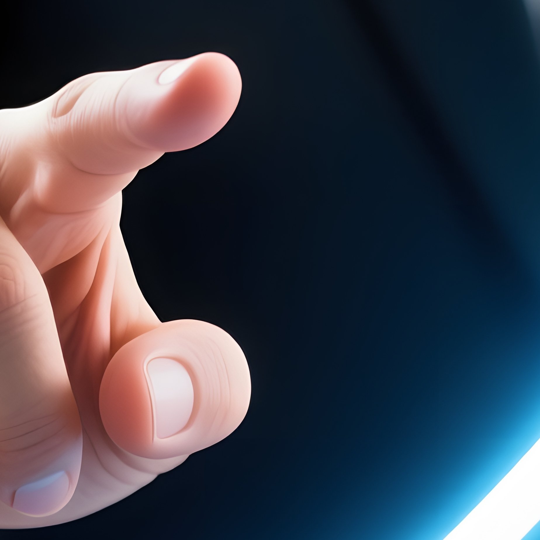 A Person Interacting With A Digital Graph Business Growth - Full Resolution Quality Preview