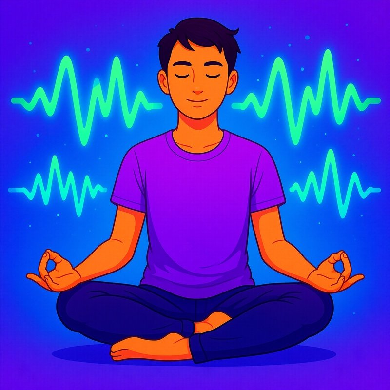 A Person Meditating In A Lotus Position Meditation Relaxation