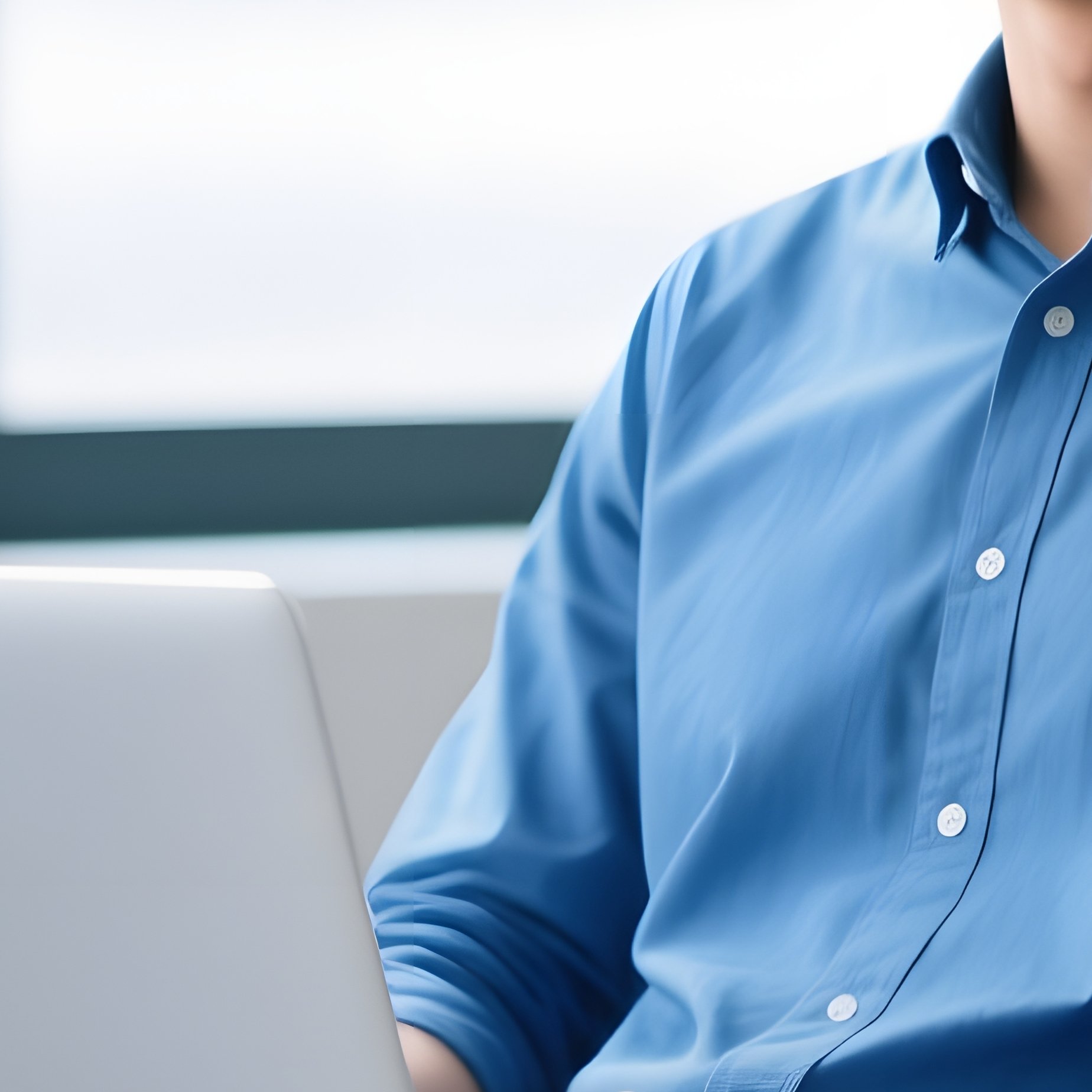 A Person Sitting In A Chair With A Laptop Office Work - Full Resolution Quality Preview