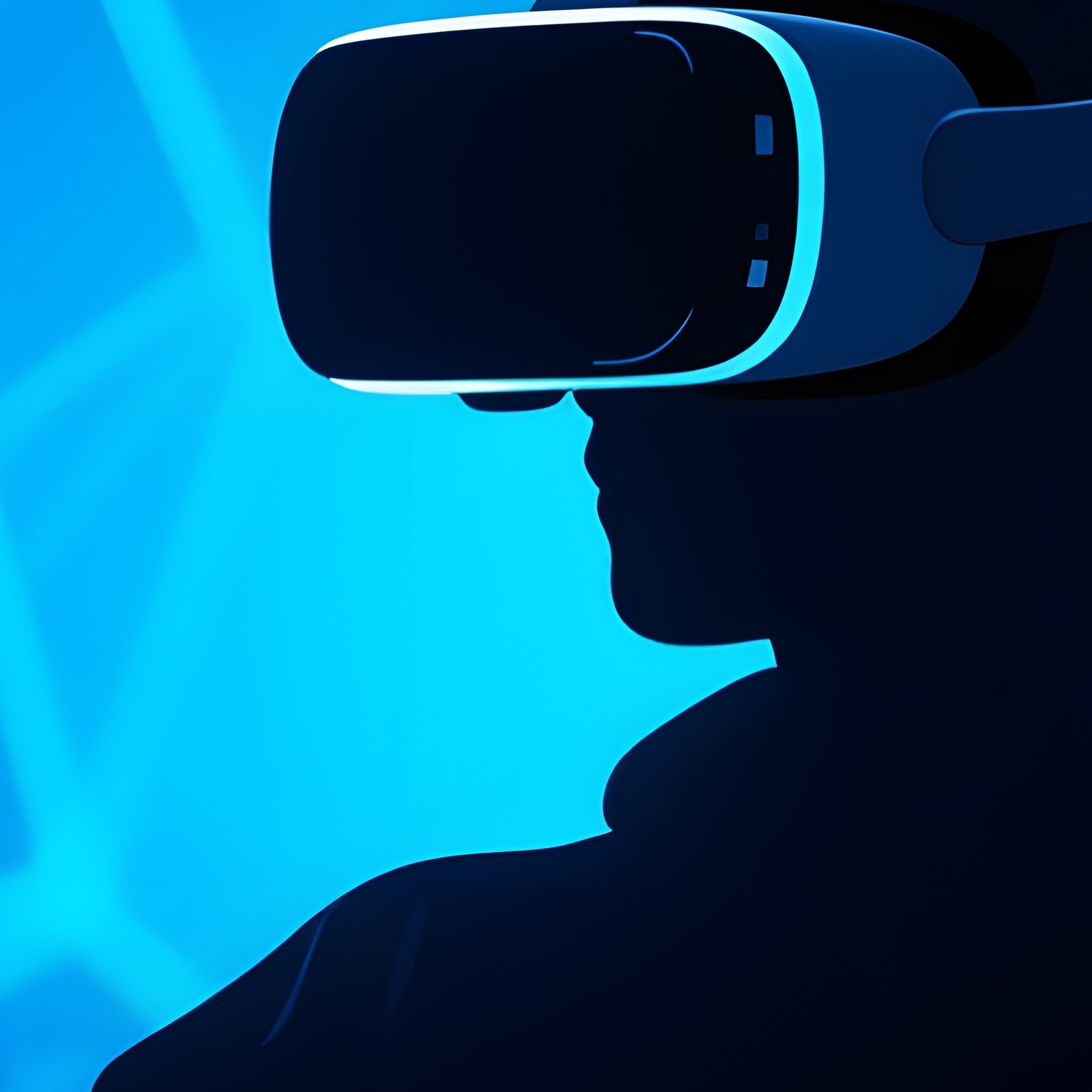 A Person Using Virtual Reality Technology Virtual Reality - Full Resolution Quality Preview