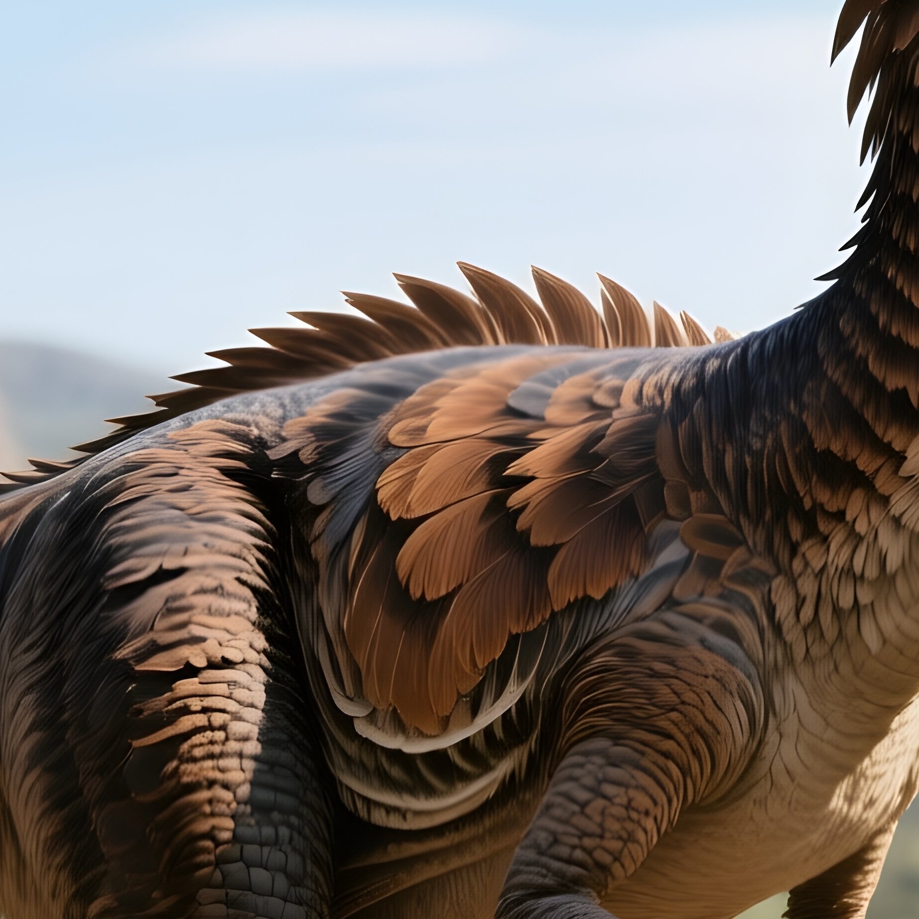 A Photographic Portrait Of A Deinonychus Dinosaurier In A Prehistoric Environment - Full Resolution Quality Preview