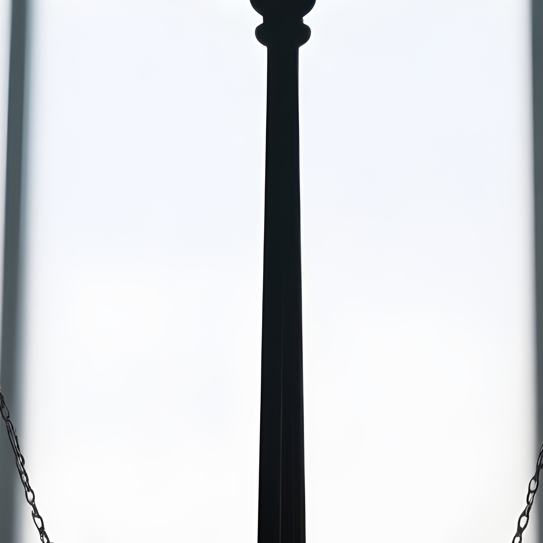 A Photorealistic Balance Scale Silhouetted Against A Large Window In A Modern Law Office. - Full Resolution Quality Preview