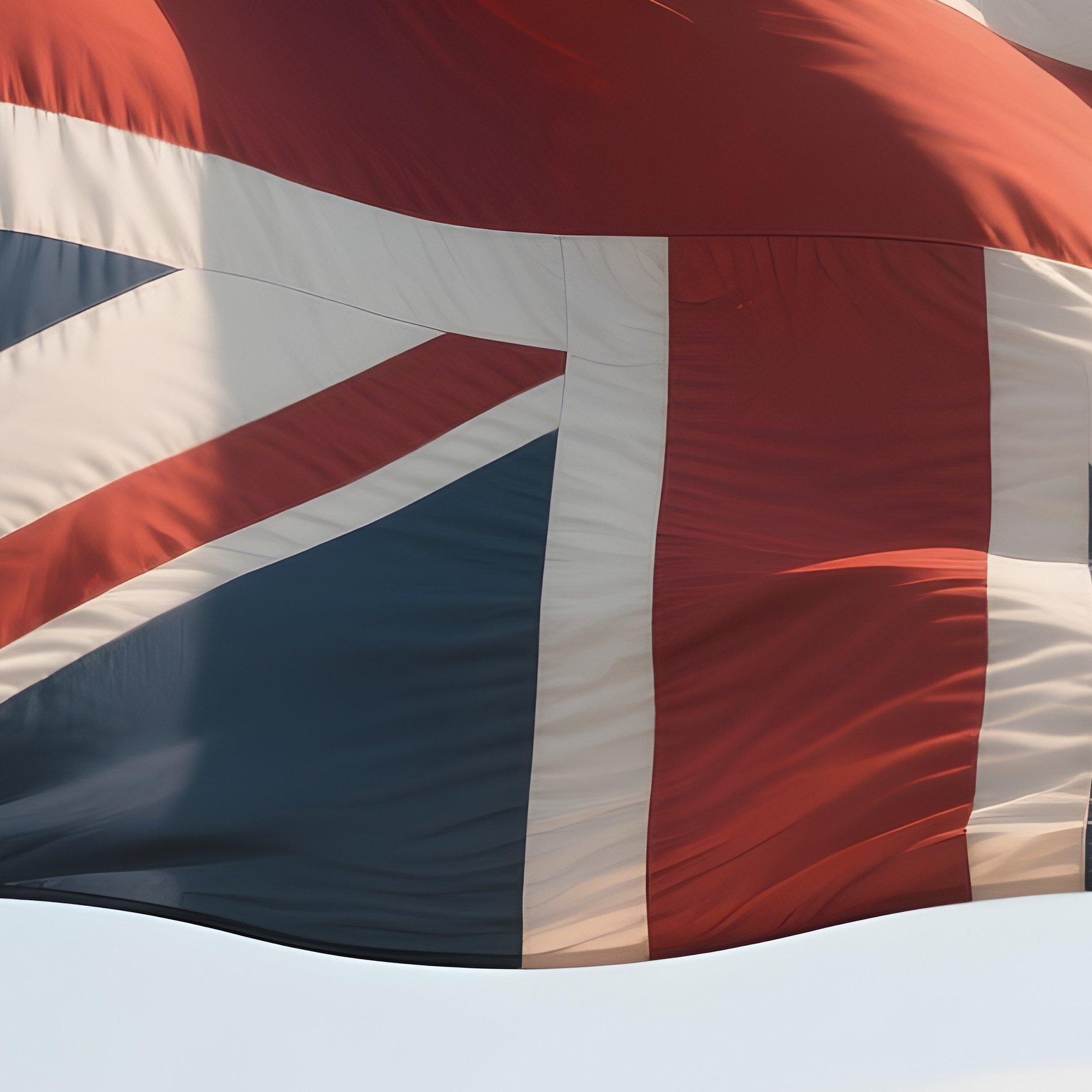 A Photorealistic Flag Whipping Sharply On A Windy Day As The Ship Navigates Through Open Sea. - Full Resolution Quality Preview