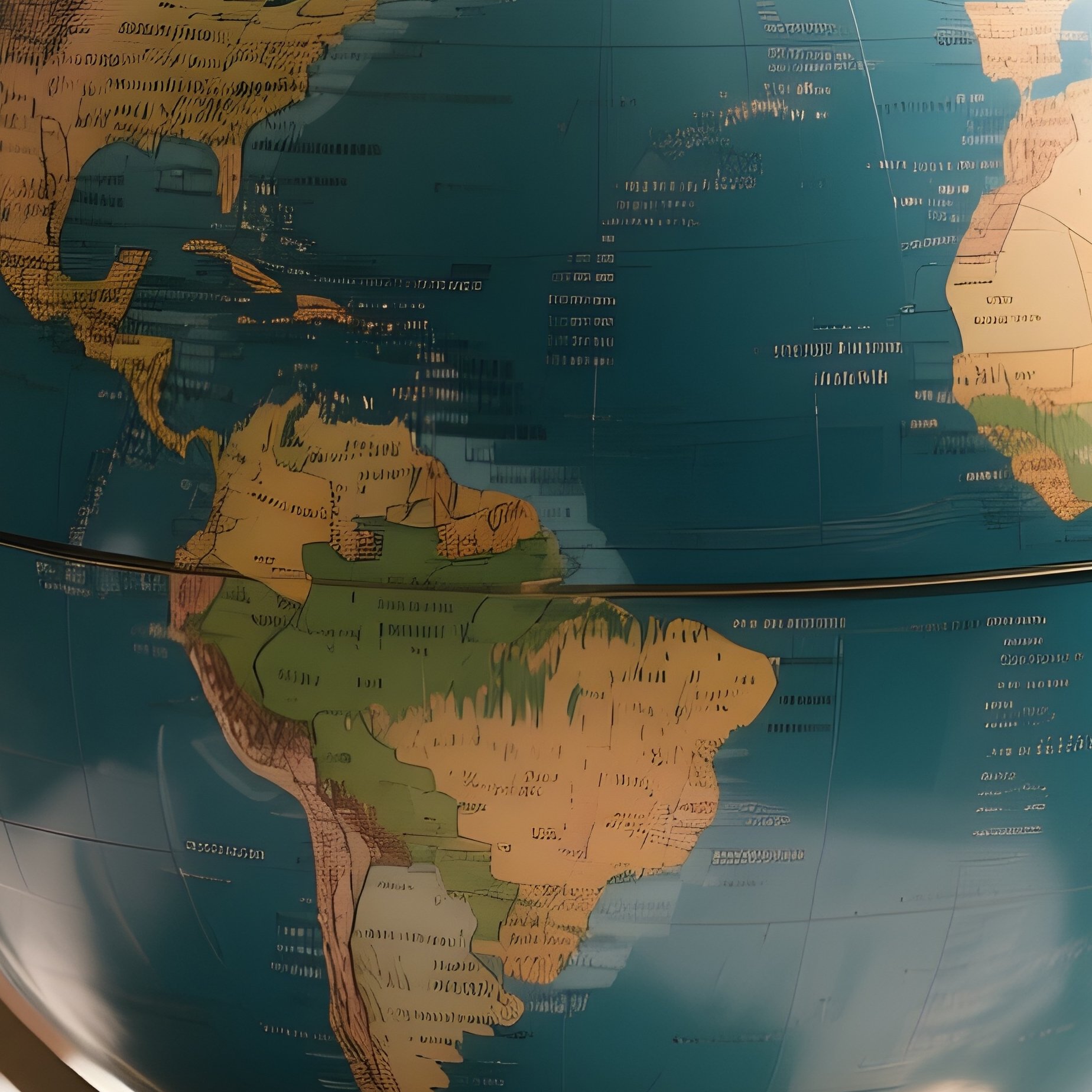 A Photorealistic Globe Positioned On A Ceo’S Desk With Sunlight Highlighting Continents And Documents Scattered Around. - Full Resolution Quality Preview