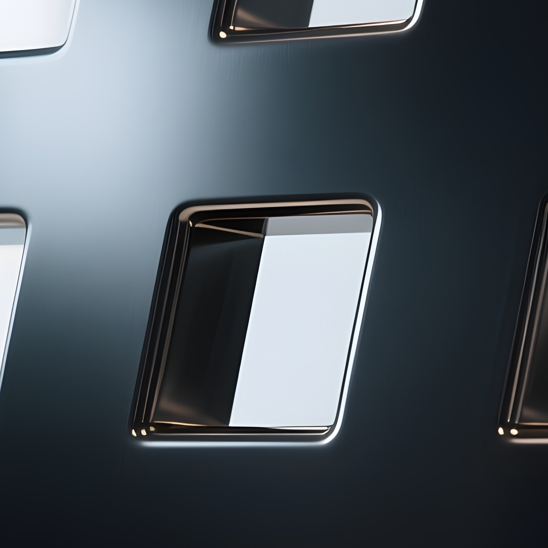 A Photorealistic Hashtag Symbol Made Of Dark Metal Resting On A Modern Social Media Agency Workstation. - Full Resolution Quality Preview