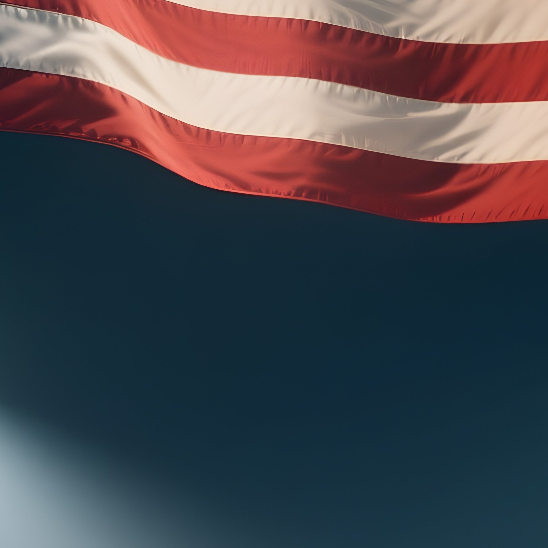 A Photorealistic Maritime Flag Illuminated By Deck Floodlights During A Night Watch. - Full Resolution Quality Preview