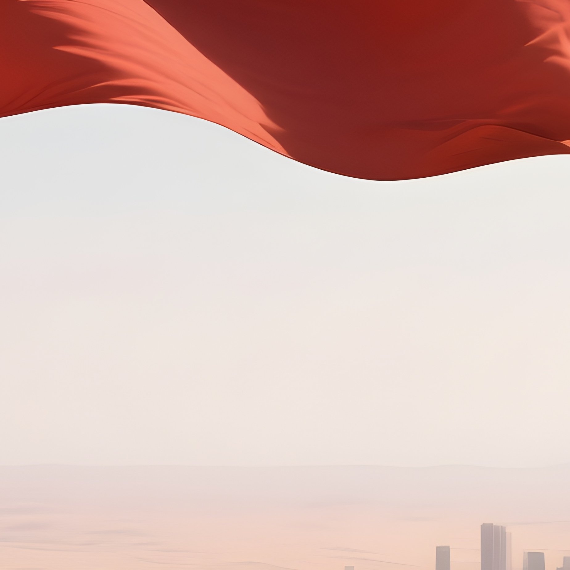 A Photorealistic Moroccan Flag Waving Atop A Fortress Overlooking A Desert City. - Full Resolution Quality Preview