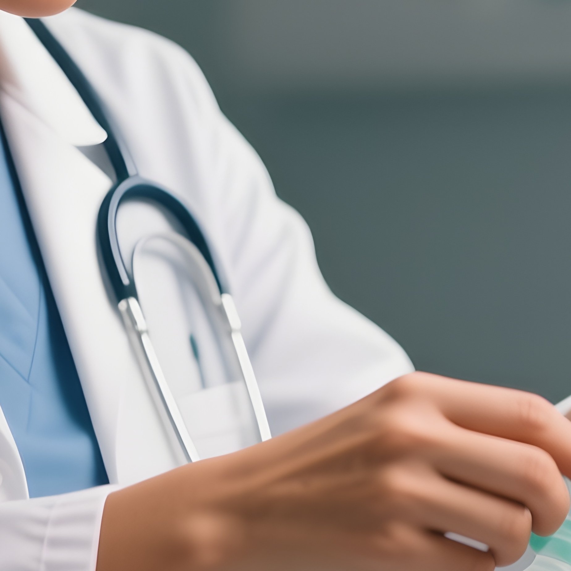 A Photorealistic Scene Of A Hispanic Respiratory Therapist Adjusting An Oxygen Mask For A Middle Eastern Patient. - Full Resolution Quality Preview