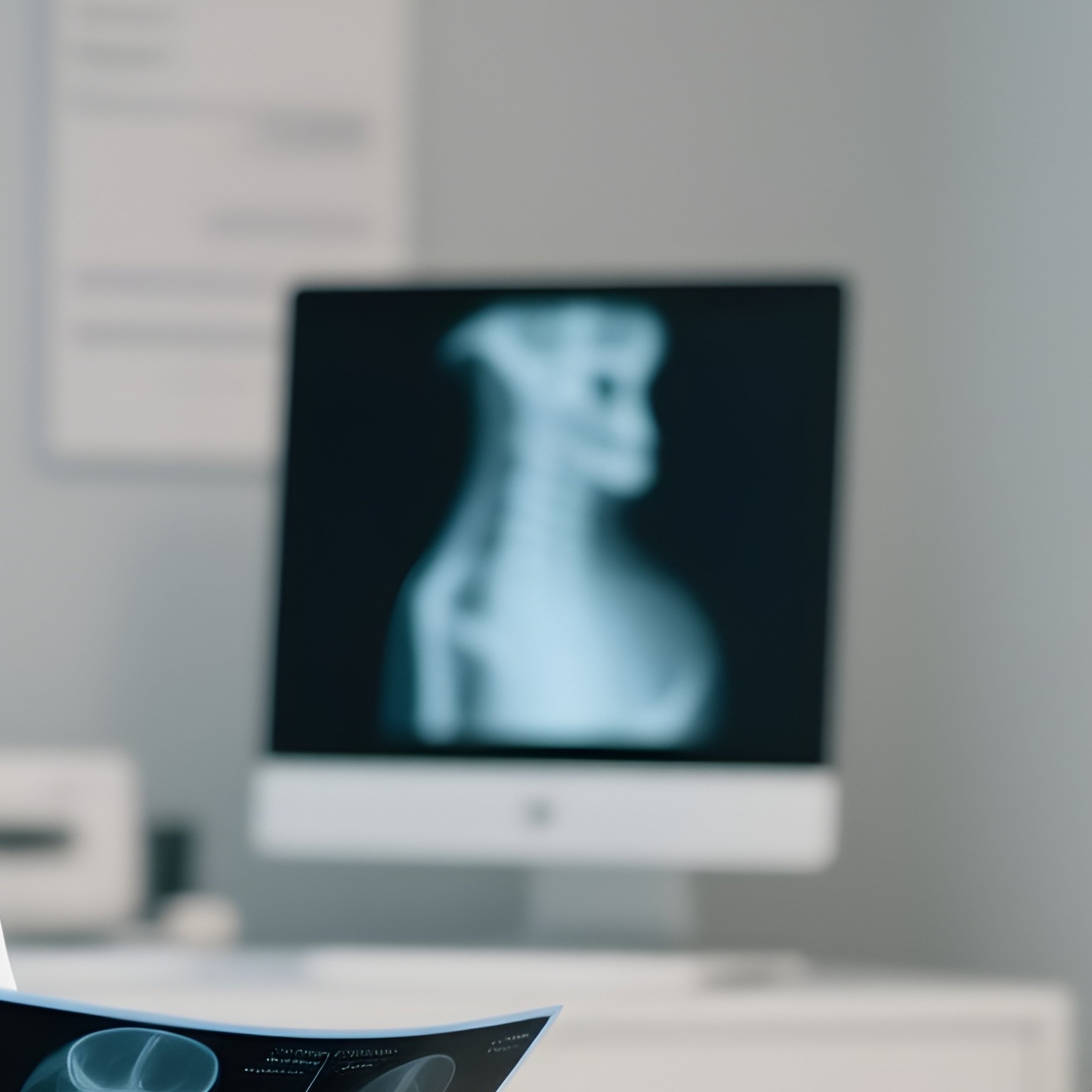 A Photorealistic Scene Of A Middle Eastern Doctor Reviewing Scans With A White Elderly Couple In A Modern Consultation Room. - Full Resolution Quality Preview